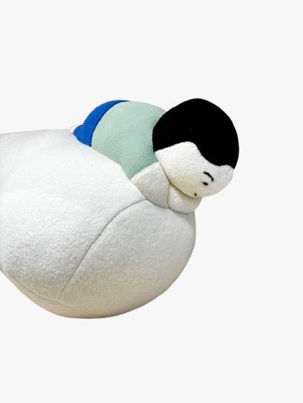 Loewe o1in1g0426 Size: OS / Whale Stuffed Toy in Soft White Size ONE SIZE - 2 Thumbnail