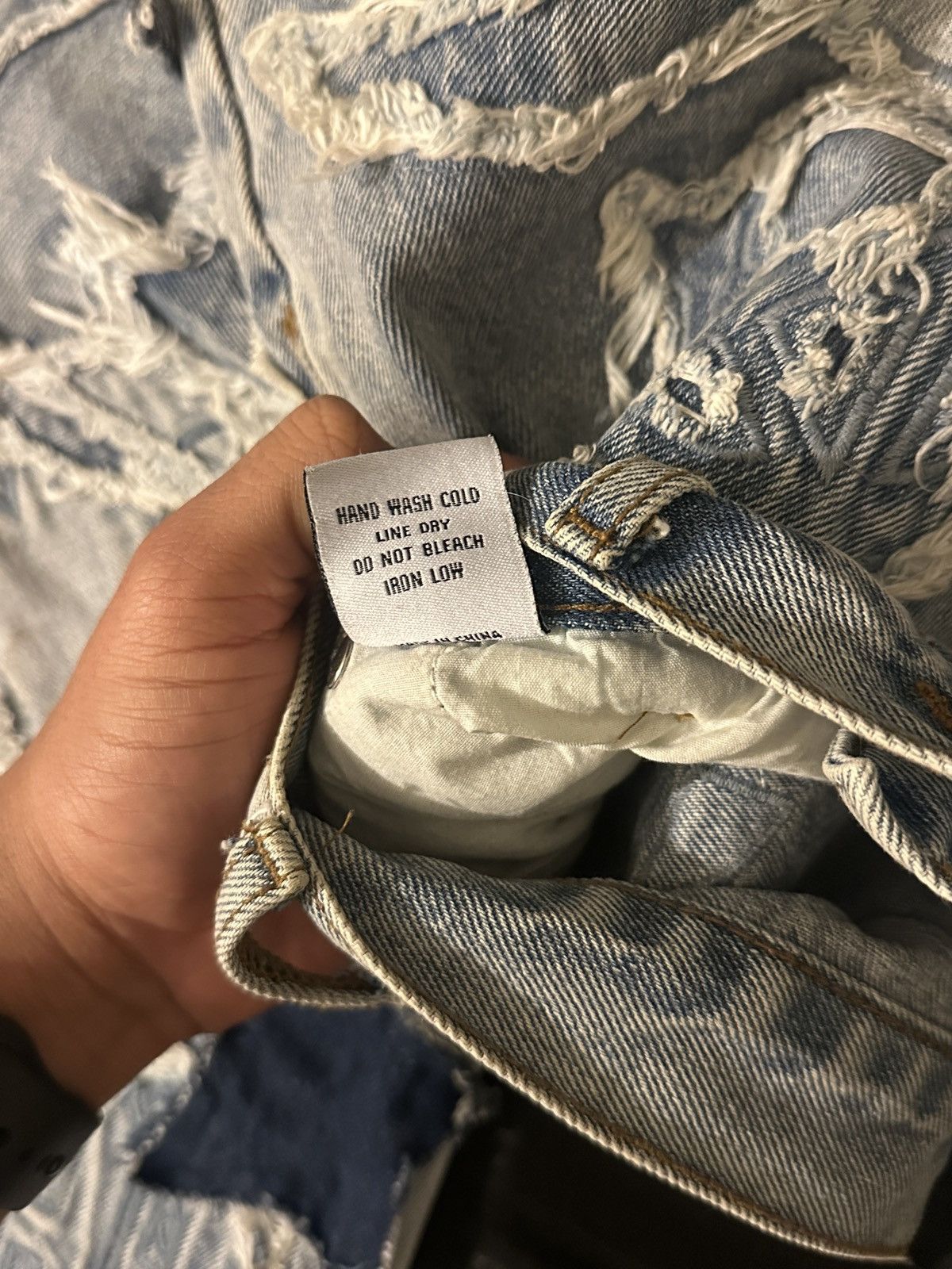 Menace ICONOGRAPHY DENIM PATCH WORK PANTS Size US 30 / EU 46 - 4 Thumbnail