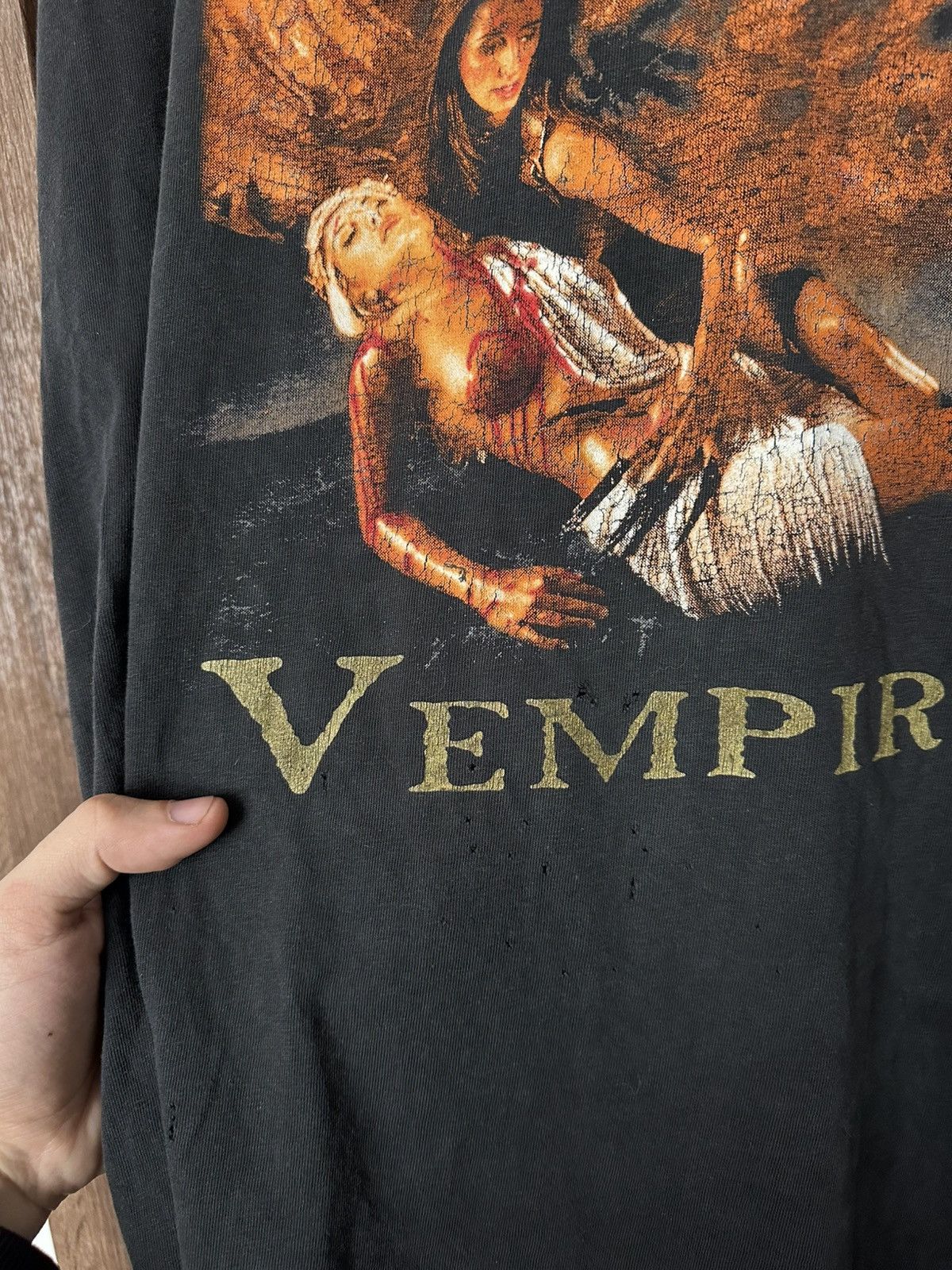 Band Tees 1996 Cradle Of Filth Vempire Vintage Long Sleeve T-Shirt Size US XL / EU 56 / 4 - 18 Thumbnail