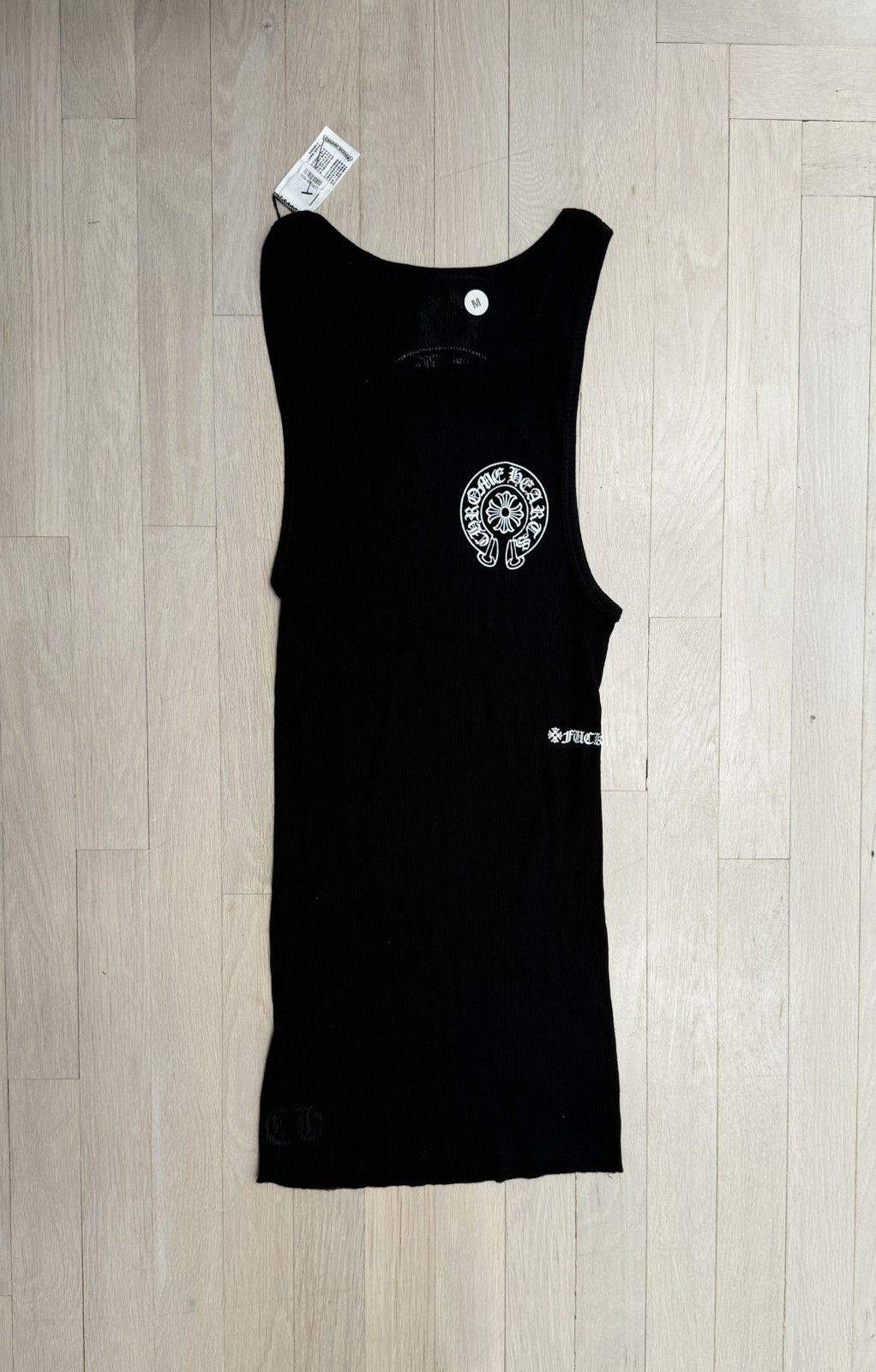 Chrome Hearts Horseshoe “Fuck You” Tank Top Black Brand New Chrome
