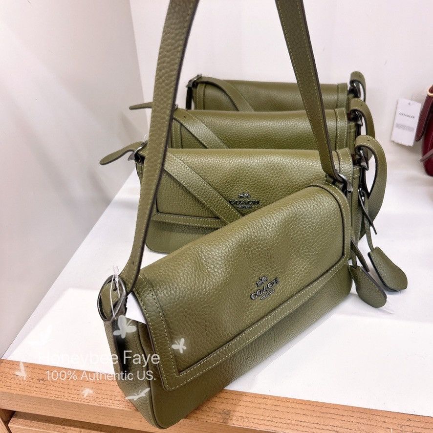 Coach Etta Small Flap Shoulder Bag CCV64 Size ONE SIZE - 3 Thumbnail
