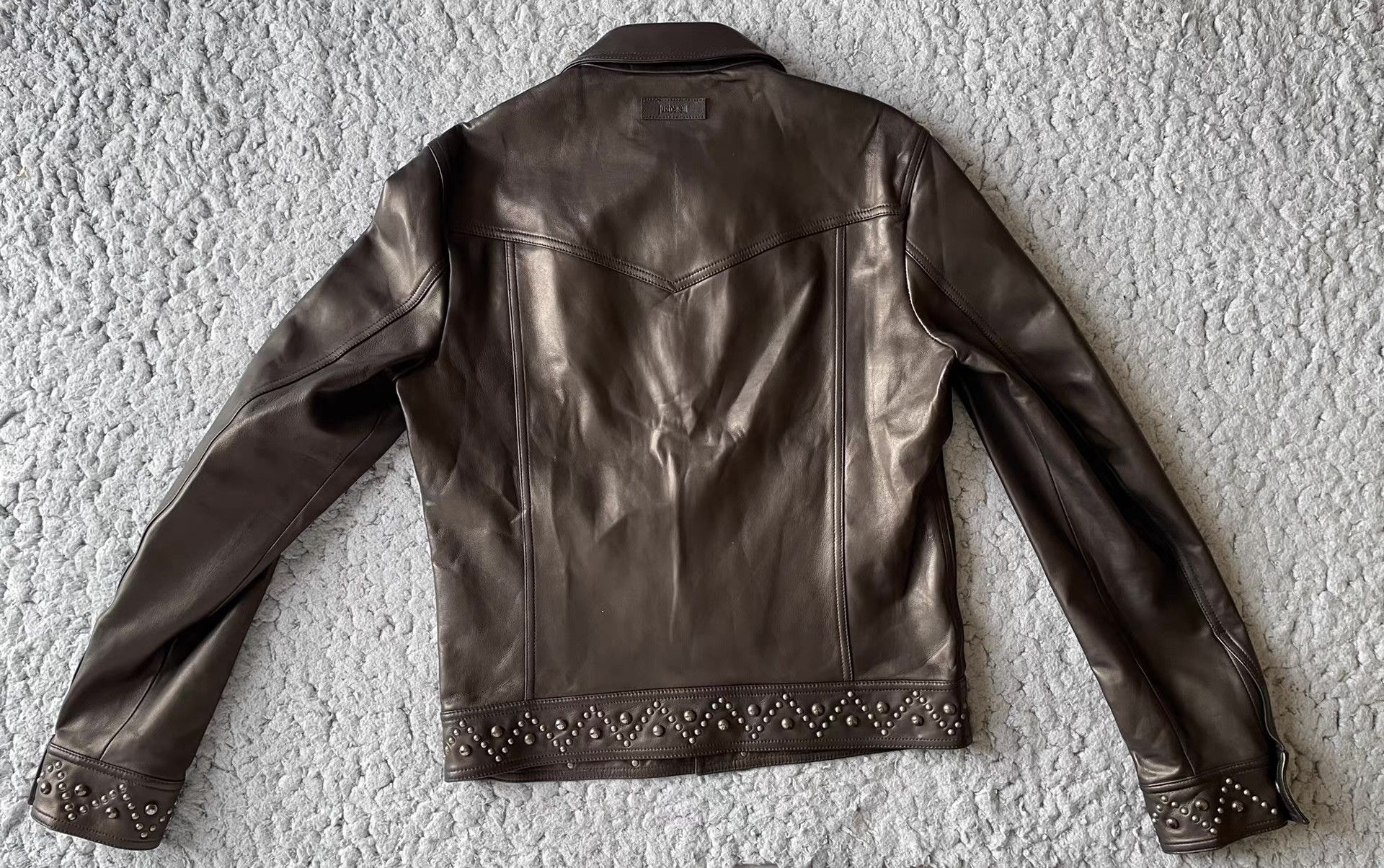 Just Cavalli Just Cavalli Black Studded Leather Jacket Q4 Size US M / EU 48-50 / 2 - 2 Thumbnail