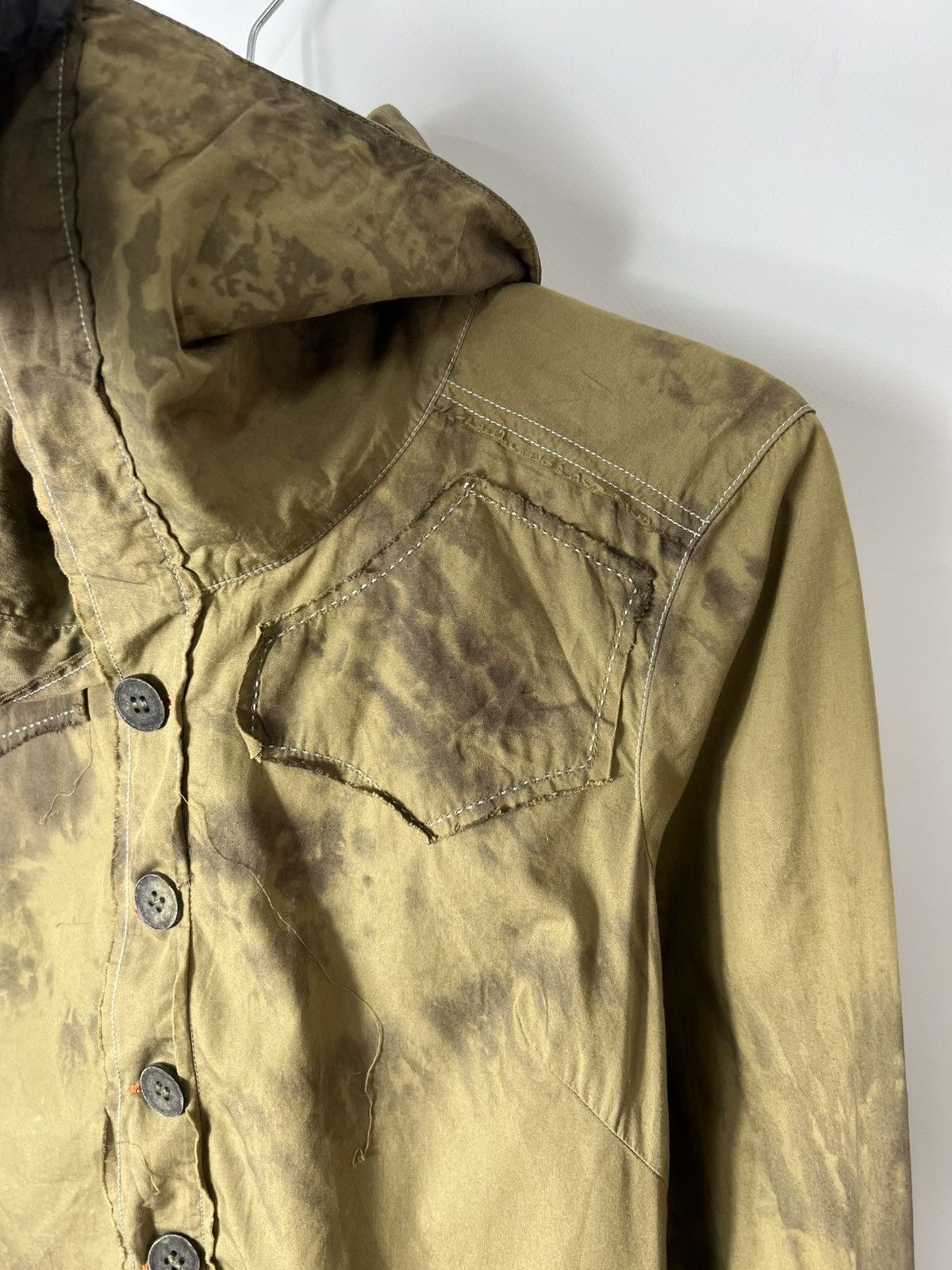 Diesel Vintage military avant garde sk8 y2k Diesel Shirt Dress Size S / US 4 / IT 40 - 7 Thumbnail