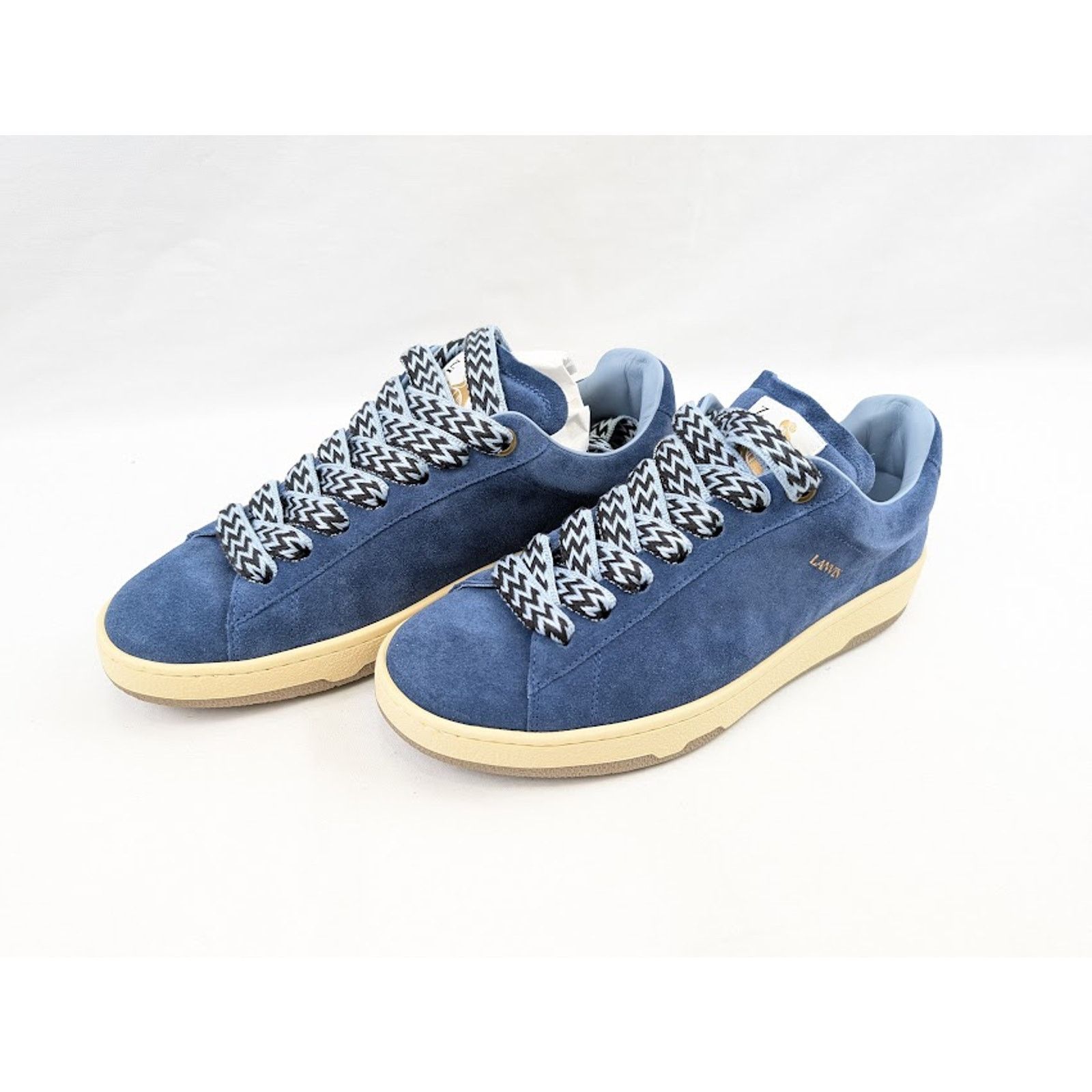 Lanvin o1rshd1 Curb Lite Low-Top Sneakers in Cornflower Size US 11 / EU 44 - 17 Thumbnail
