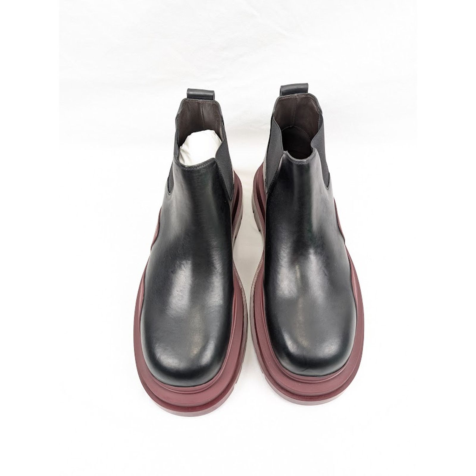 Bottega Veneta o1rshd1 Military Calf Tire Boots in Black Size US 10.5 / EU 43-44 - 18 Thumbnail