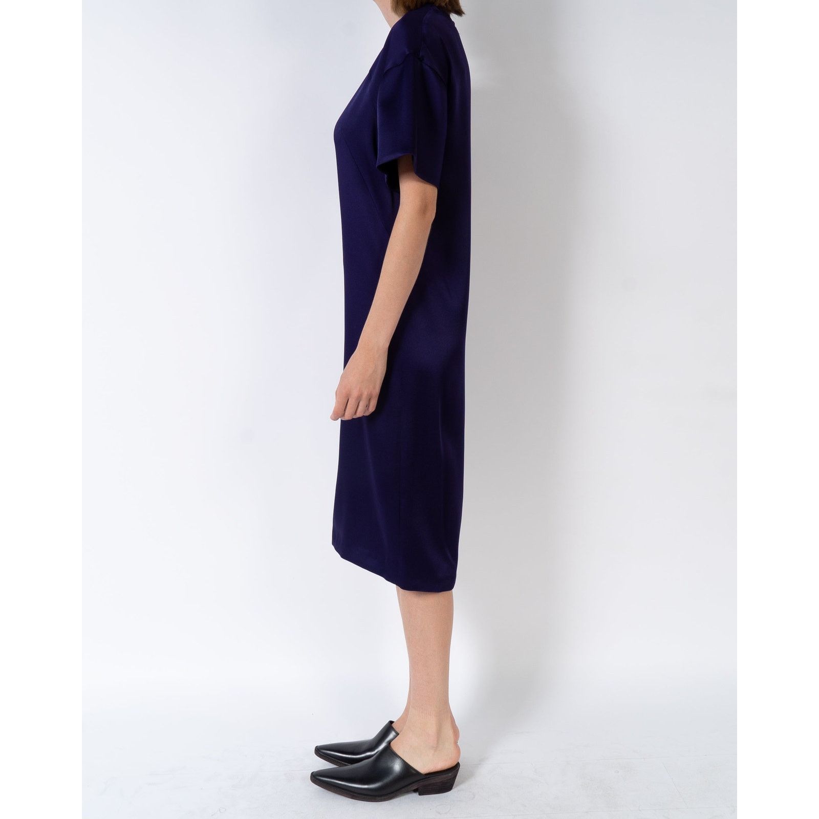 Haider Ackermann FW19 Purple Satin Dress Size S / US 4 / IT 40 - 3 Thumbnail