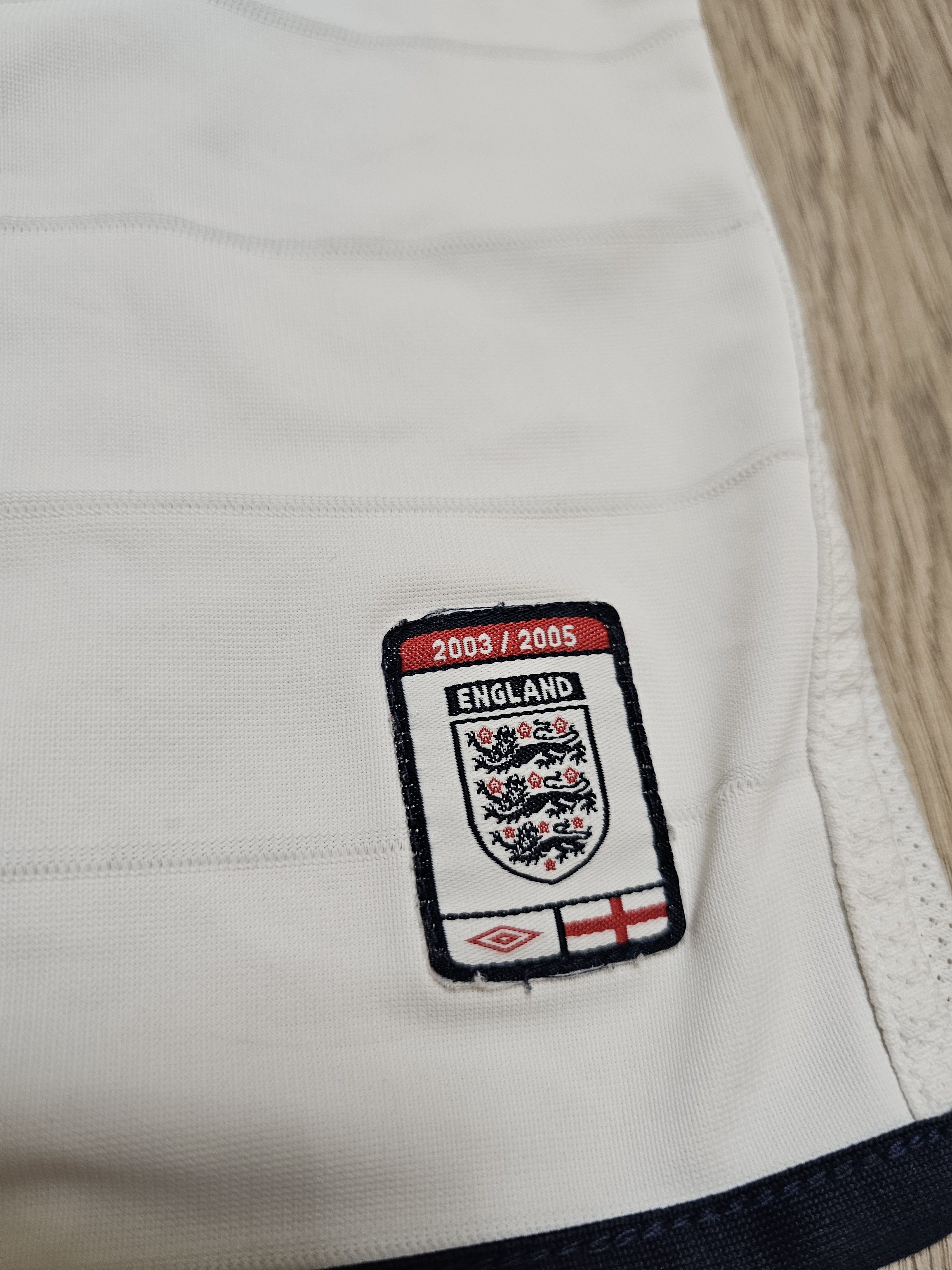 All Sport × Umbro × Vintage ENGLAND 2003 2005 HOME FOOTBALL SHIRT SOCCER JERSEY Size US XL / EU 56 / 4 - 8 Thumbnail