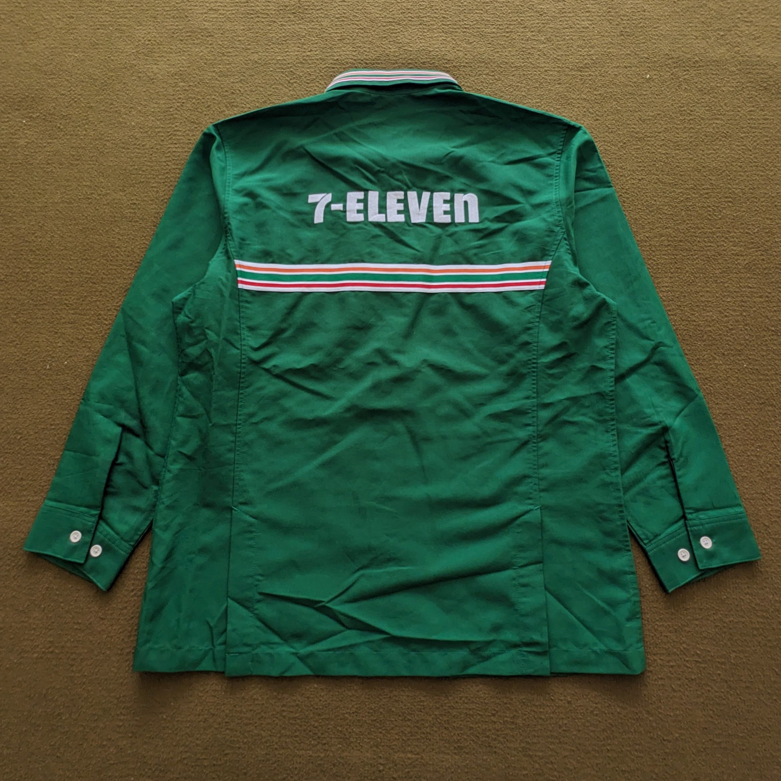 Vintage Vintage 7 ELEVEN Uniform Workers Jacket Size US L / EU 52-54 / 3 - 3 Thumbnail