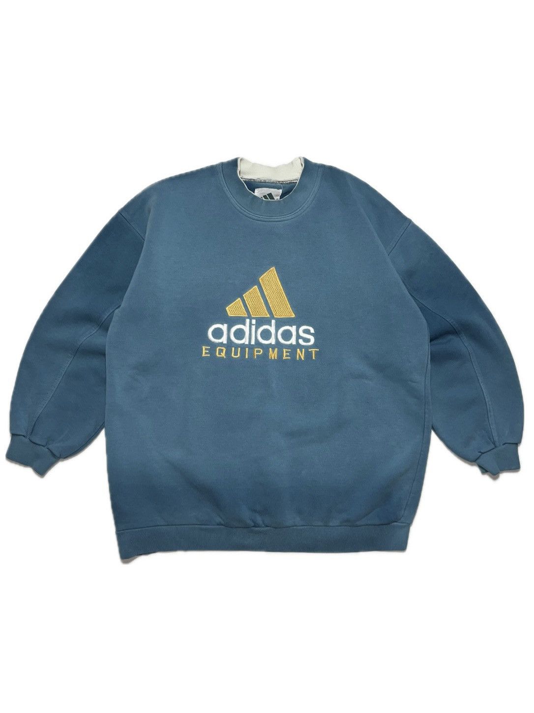 Adidas Vintage 90’s Adidas Equipment perfectly washed sweatshirt Size US L / EU 52-54 / 3 - 1 Thumbnail