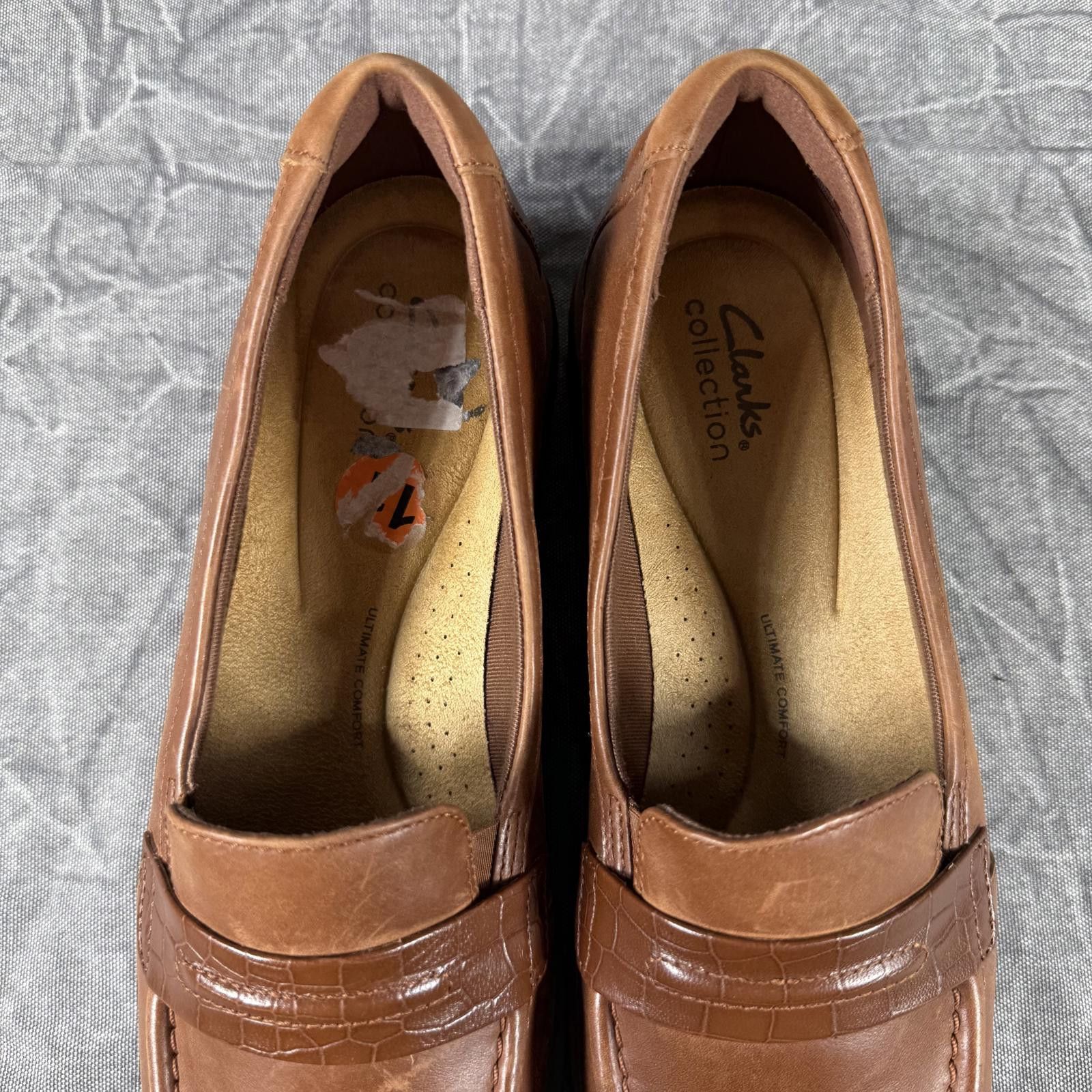 Clarks Clarks Loafers Women's 11 Tan NEW Westlynn Glow Leather Size US 11 / IT 41 - 3 Thumbnail