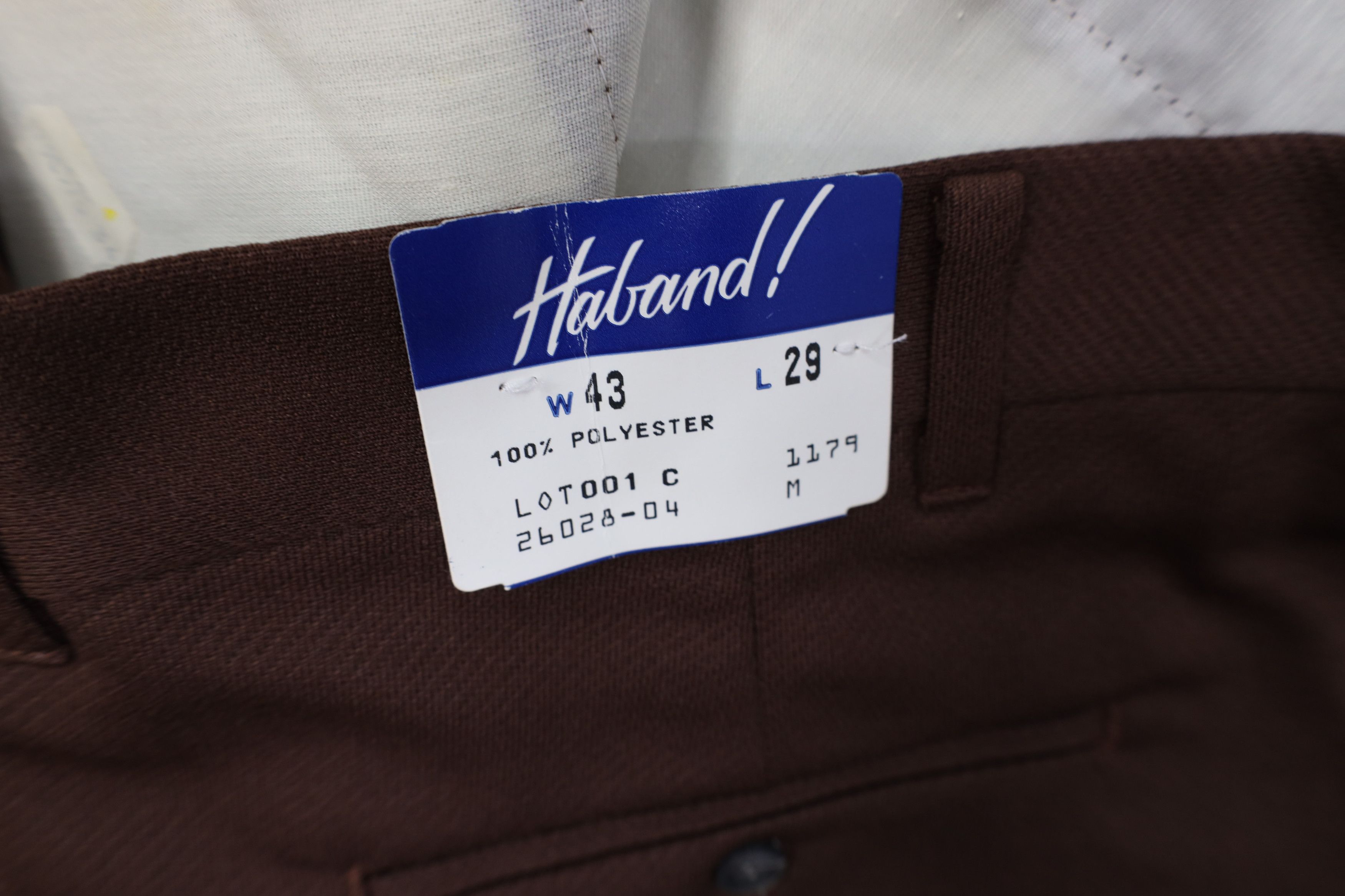 Vintage NOS Vintage 90s Streetwear Wide Leg Chino Pants Brown USA Size US 43 - 7 Thumbnail