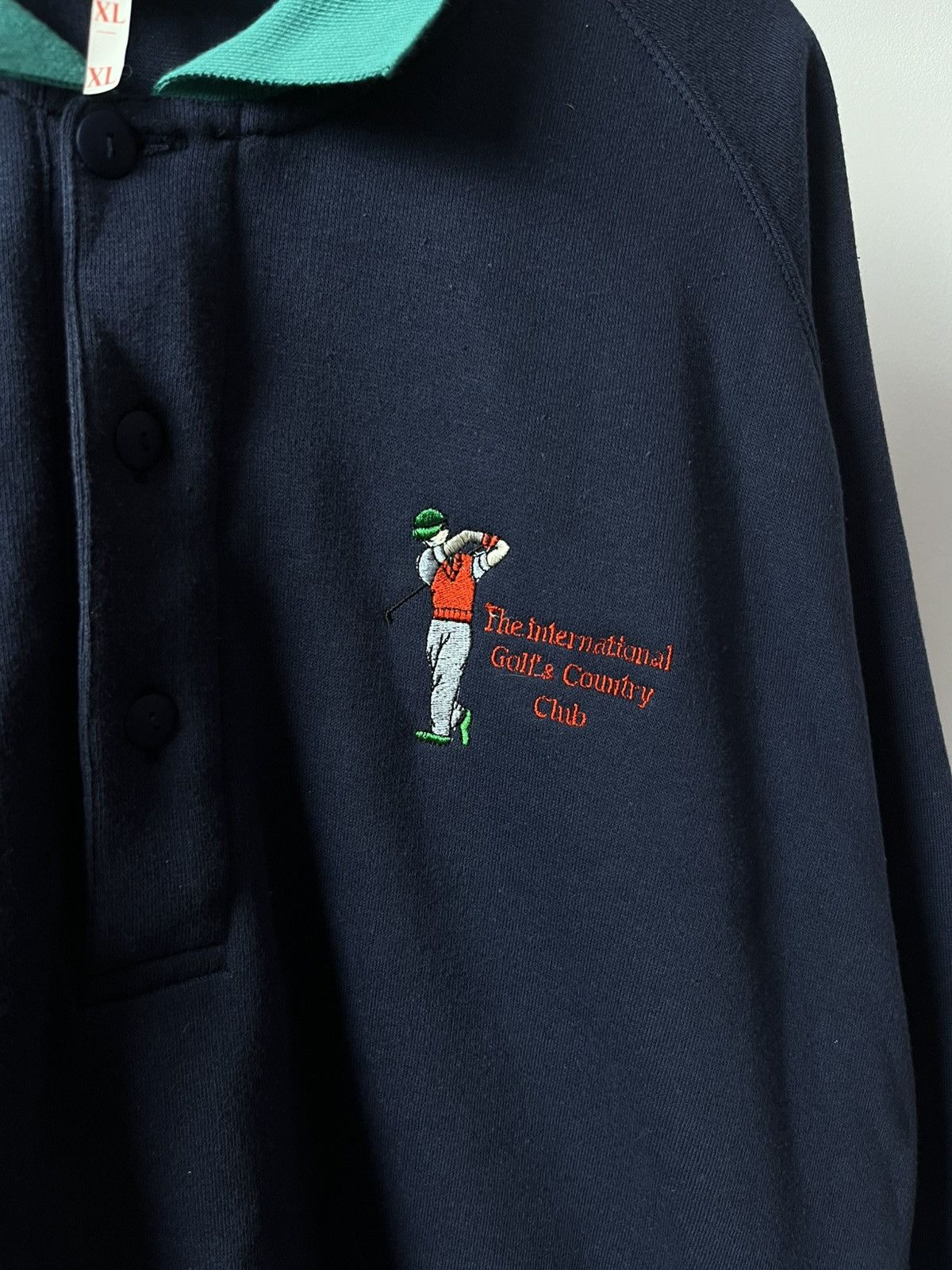 Hugo Boss × Vintage Vintage Hugo Boss Golf Long Sleeve Polo Sweatshirt XL Size US XL / EU 56 / 4 - 4 Thumbnail