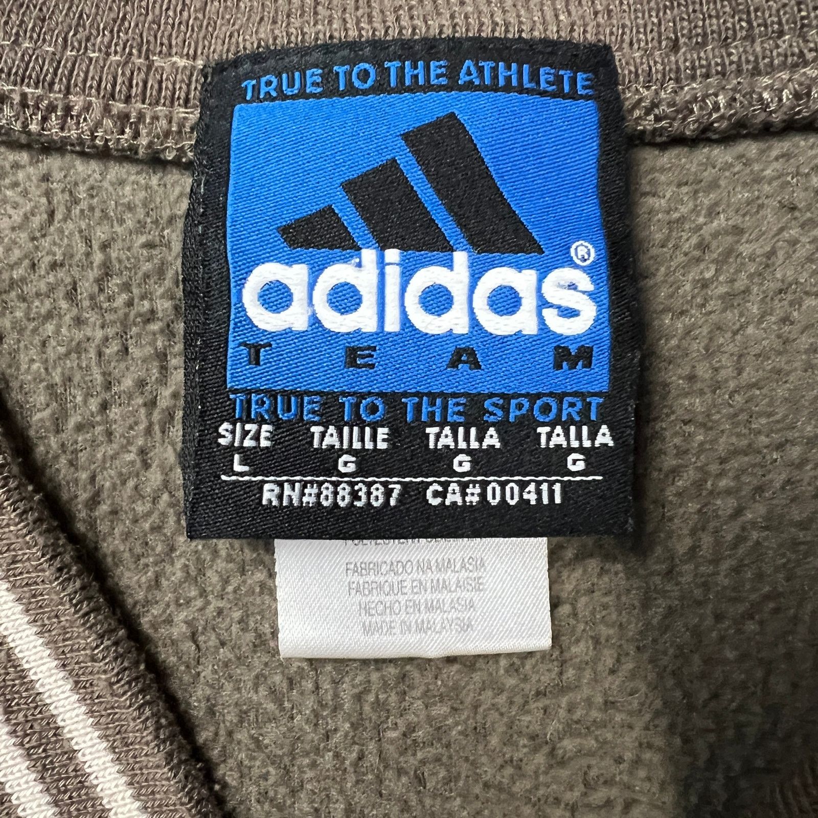 Adidas Vintage Adidas Fleece Tampa Bay Buccaneers NFL 90s Jacket Size US L / EU 52-54 / 3 - 7 Thumbnail