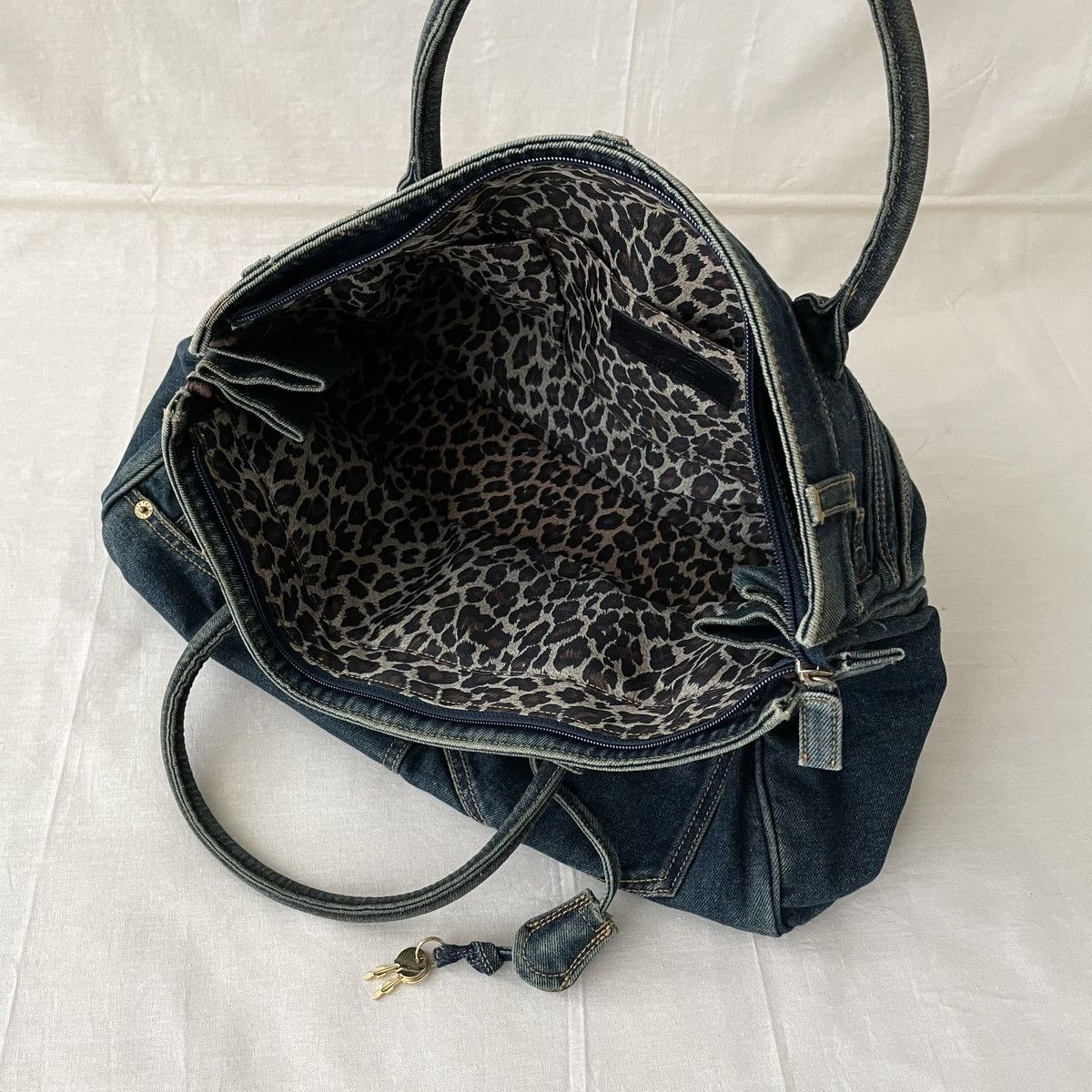Japanese Brand Birkin Style Denim Handmade Bag by Via Demizon Doux Japan Size ONE SIZE - 9 Thumbnail