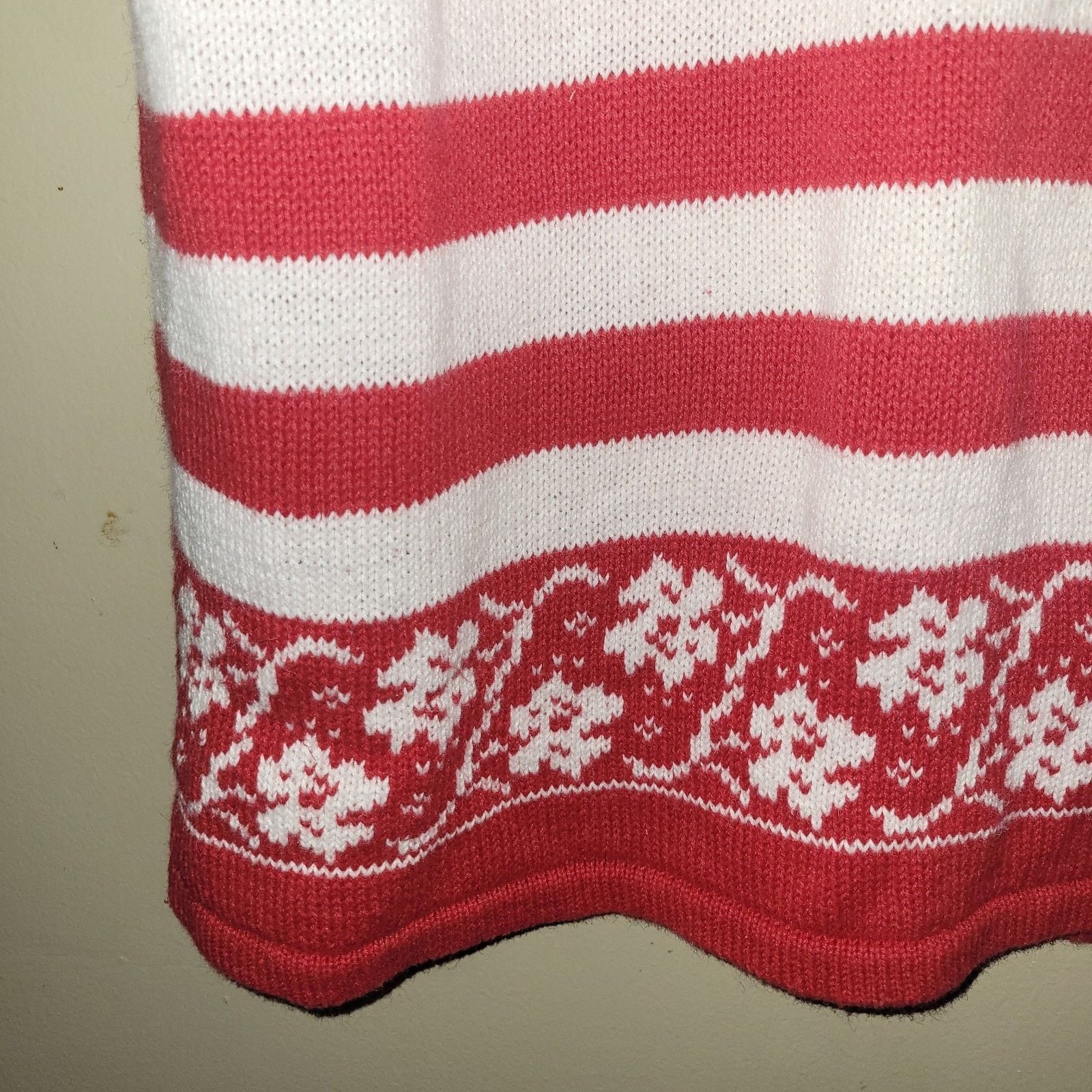 & Other Stories C.S.T. Studio Red White Striped Knit Sweater Top Women’s 1X Size XL / US 12-14 / IT 48-50 - 4 Thumbnail