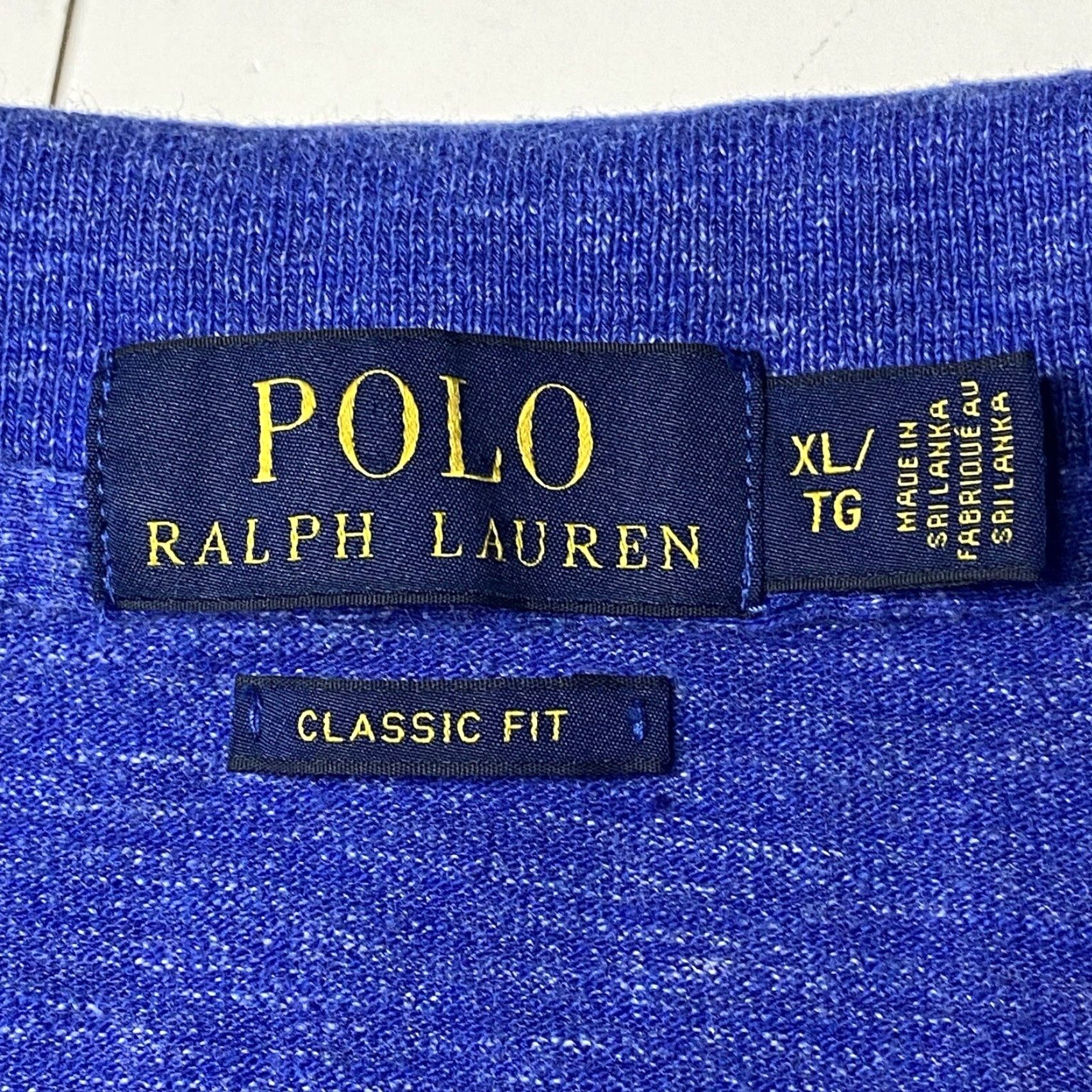 Polo Ralph Lauren Polo Ralph Lauren Polo Classic Fit Short Sleeve Blue XL TG Men Size US XL / EU 56 / 4 - 2 Thumbnail