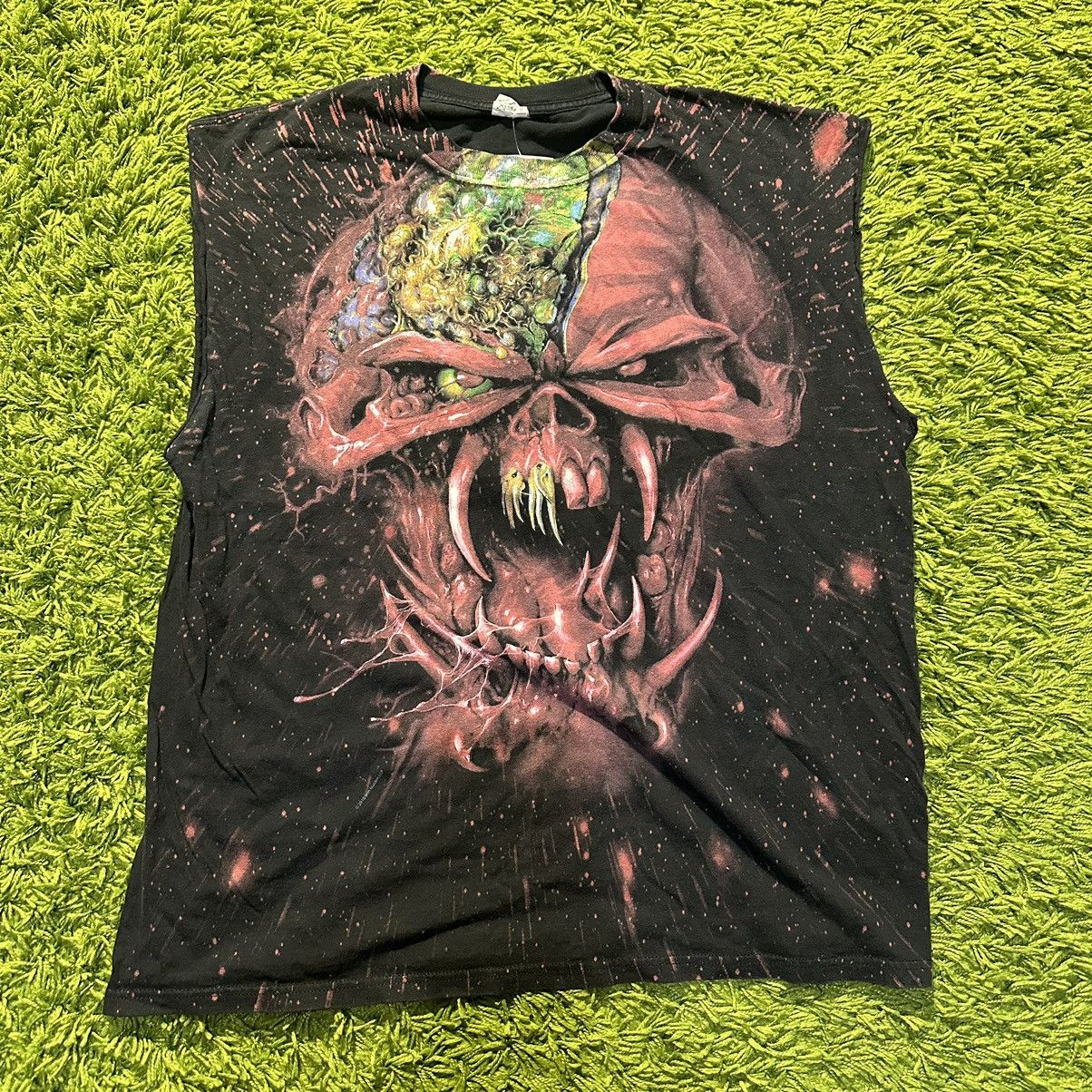 Band Tees Iron Maiden Final Frontier Tour Chopped Tee Size US XL / EU 56 / 4 - 1 Thumbnail