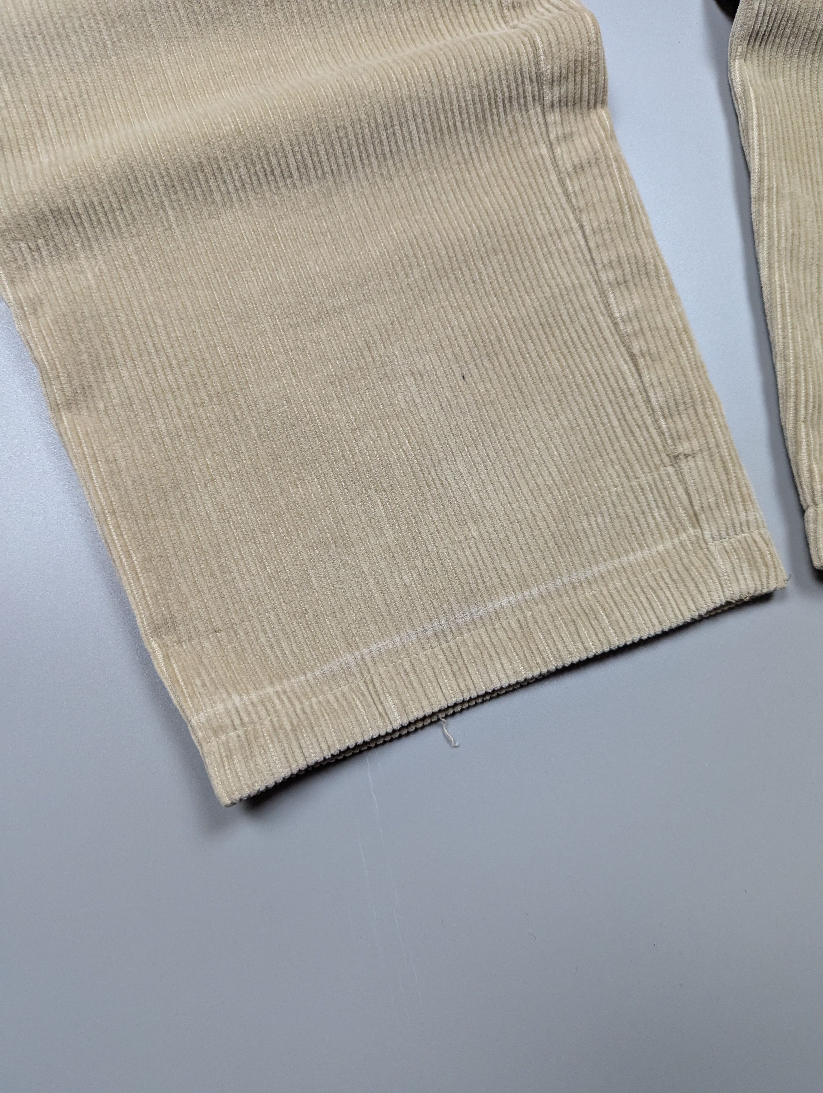 Hugo Boss × Vintage HUGO BOSS Mitch Vintage Straight Men's Corduroy Beige Pants Size US 34 / EU 50 - 4 Thumbnail