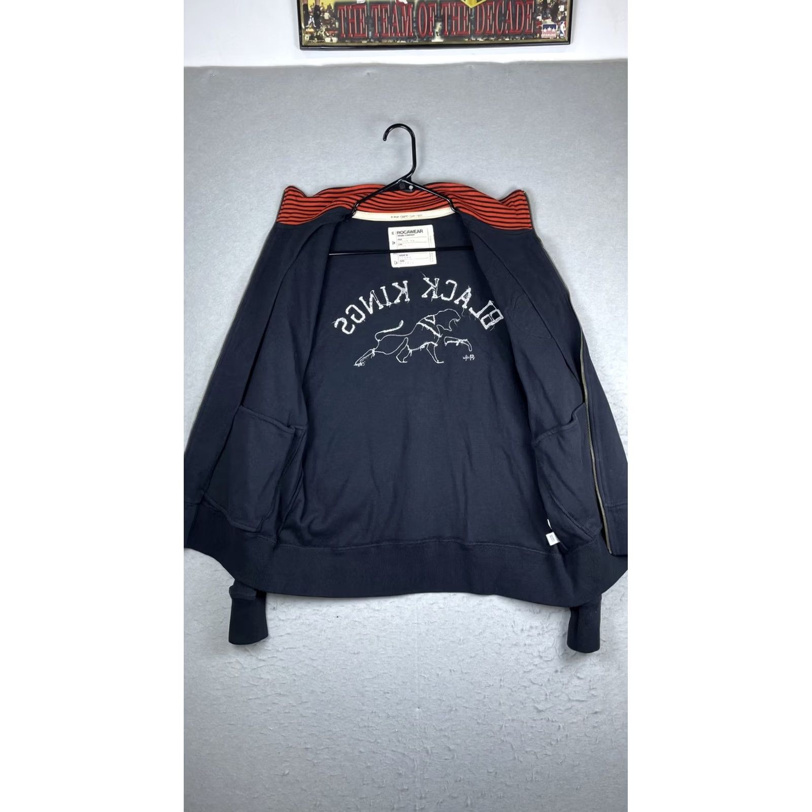 Rocawear Rocawear Track Jacket Mens XL Blue Black Kings Series Full Zip Streetwear Hip Hop Size US XL / EU 56 / 4 - 7 Thumbnail