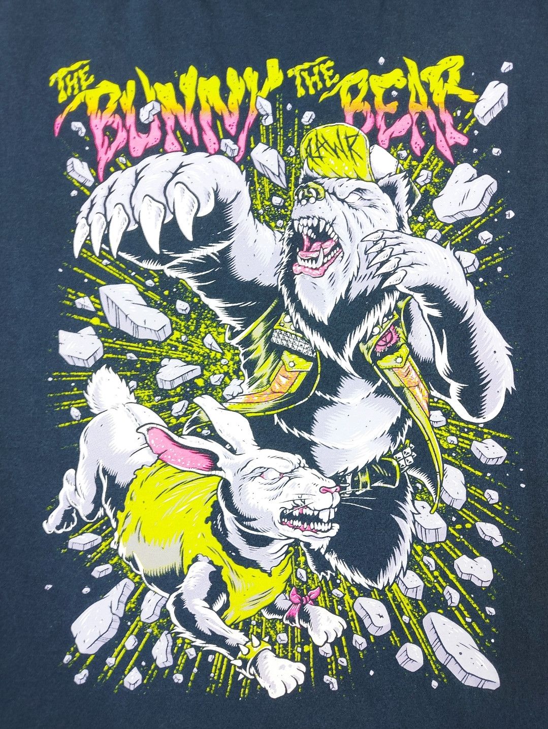 Band Tees × Vintage Vintage 2008 The Bunny the Bear Band Merch MySpace Era TEE Size US L / EU 52-54 / 3 - 2 Thumbnail