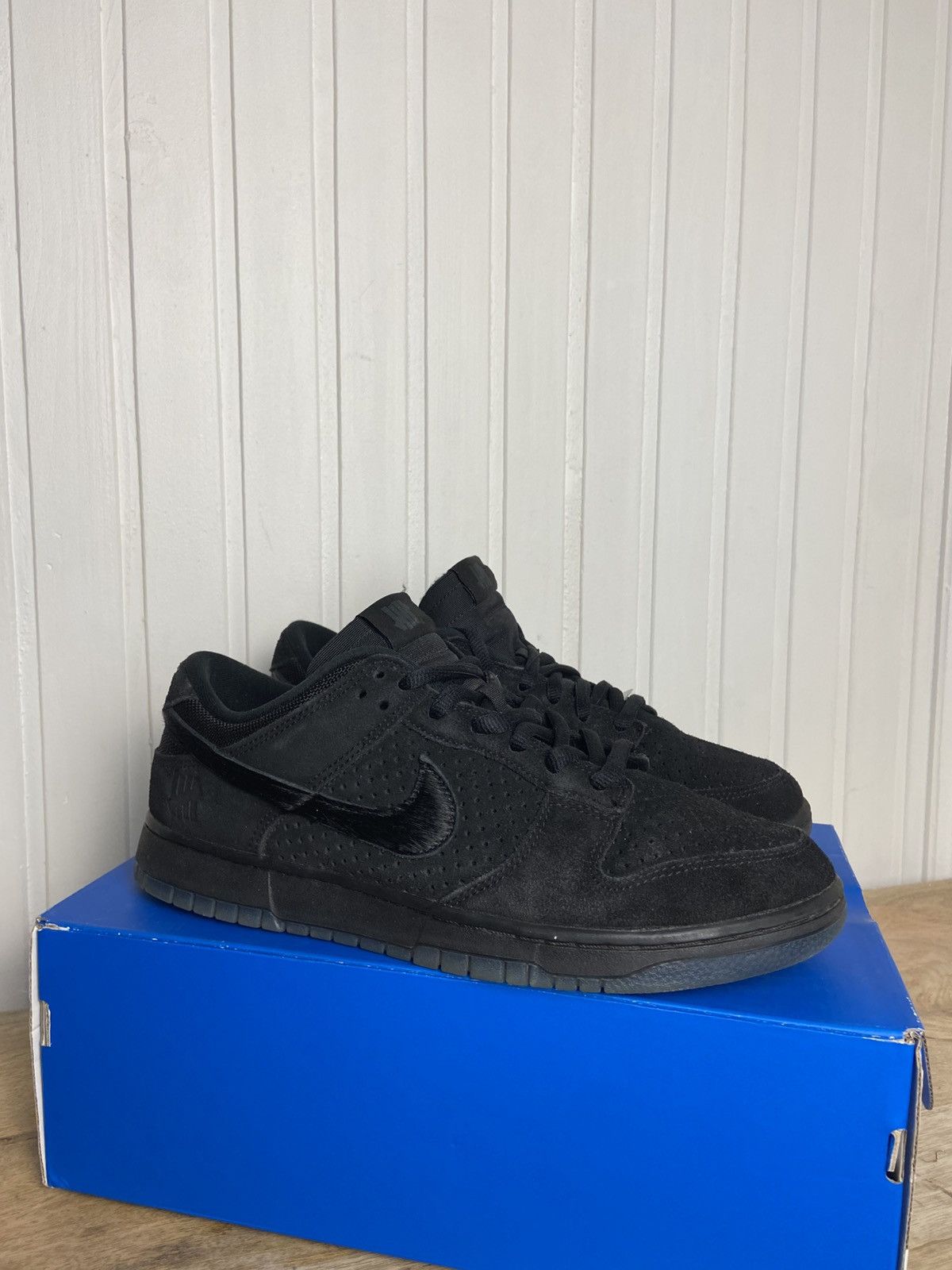 Nike Used Nike Dunk Low SP Undefeated 5 Black Size 10,5US Size US 10.5 / EU 43-44 - 4 Thumbnail