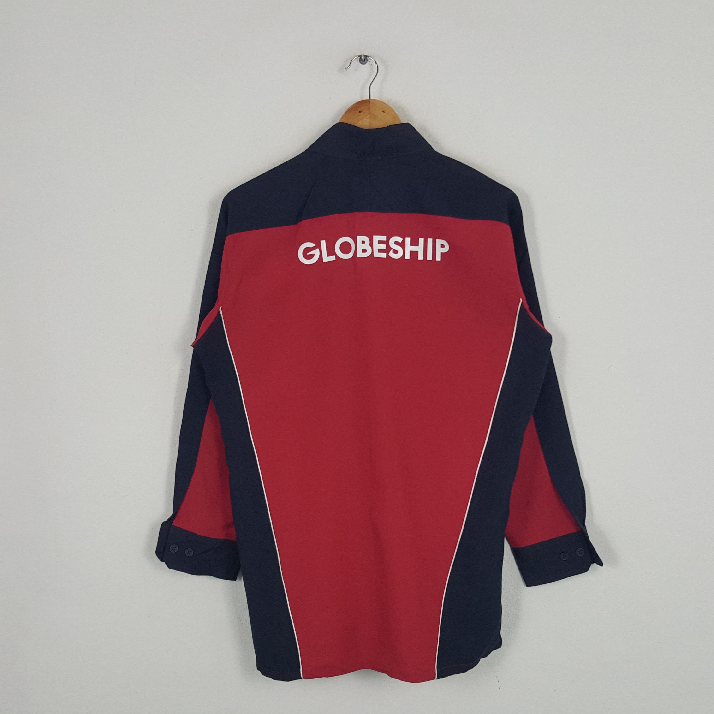 Japanese Brand × Vintage Vintage Globeship Japanese Work Shirt Jacket Size US M / EU 48-50 / 2 - 1 Thumbnail