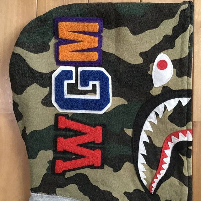Bape × Nigo BAPE woodland camo Shark full zip hoodie a bathing ape NIGO Size US L / EU 52-54 / 3 - 4 Thumbnail