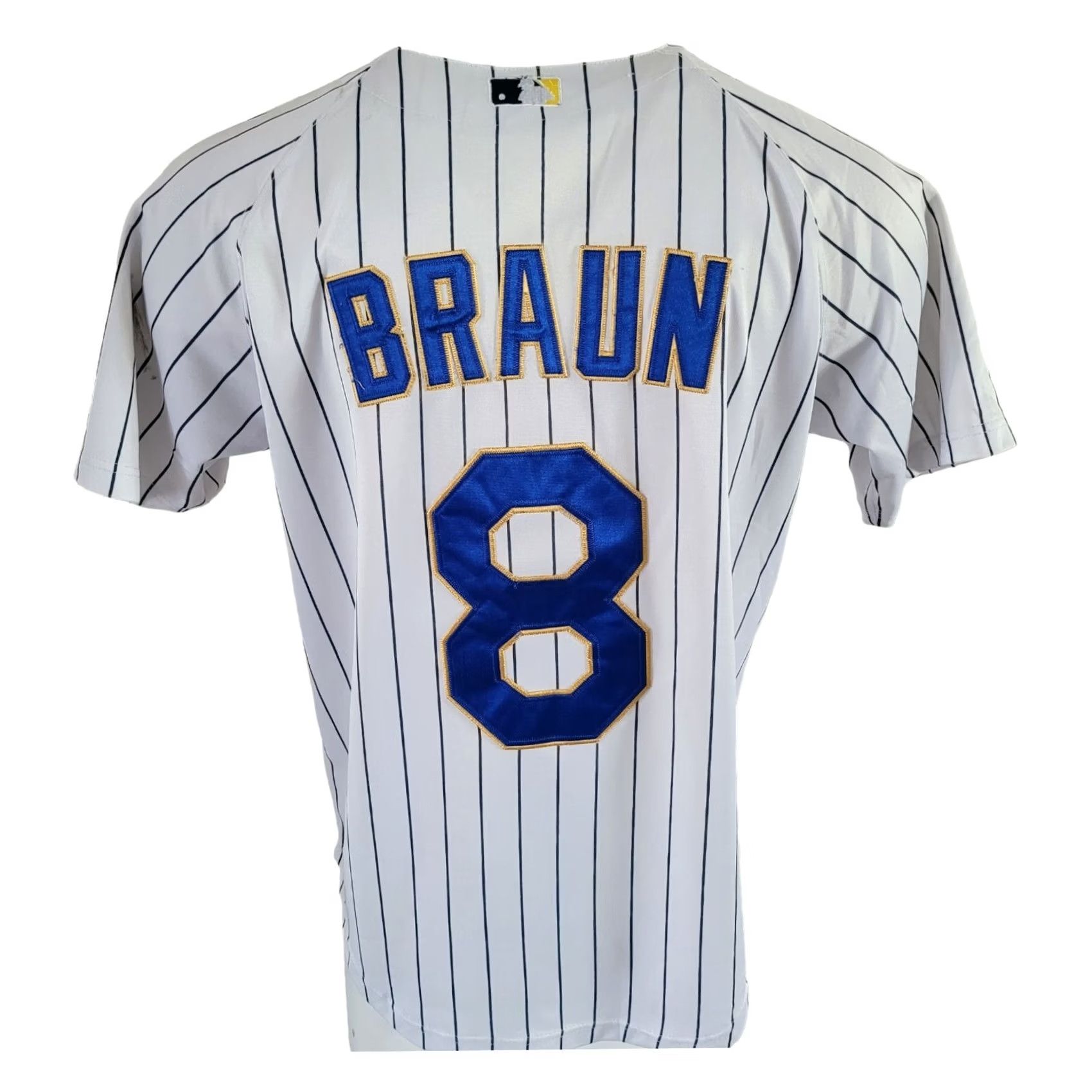 Vintage VINTAGE Majestic Milwaukee Brewers Ryan Braun 8 T-Shirt M White Short Sleeve V-Neck Mens Shirt Size US M / EU 48-50 / 2 - 5 Thumbnail