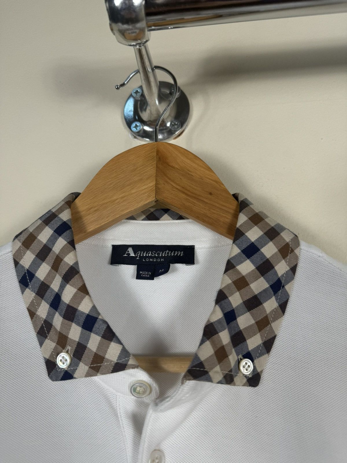 Aquascutum Aquascutum London logo classic polo t shirt Size US M / EU 48-50 / 2 - 4 Thumbnail