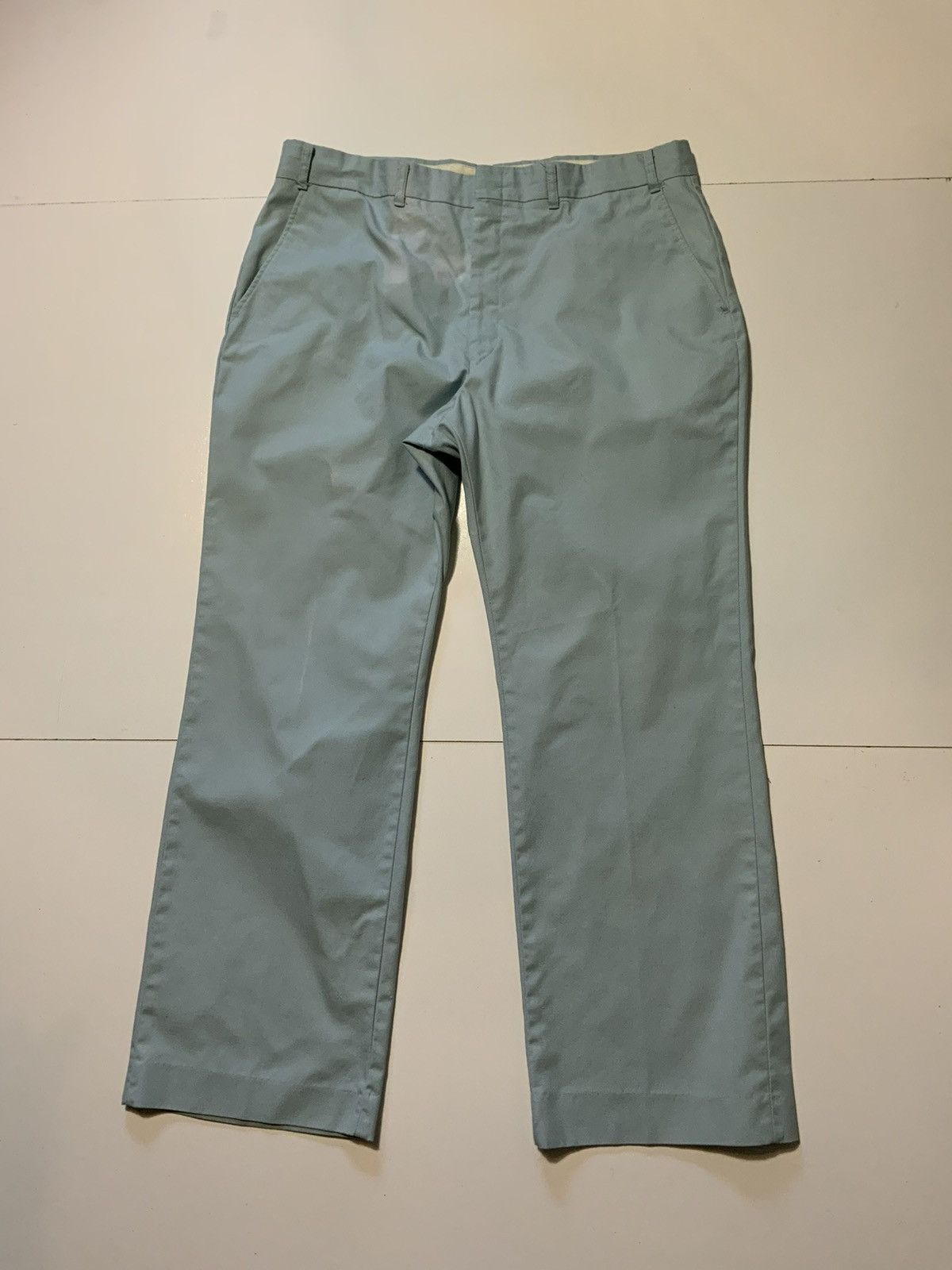 Vintage VTG 80s On Course Wide Leg Golf YKK Zipper Chino Work Pants Size US 36 / EU 52 - 1 Thumbnail