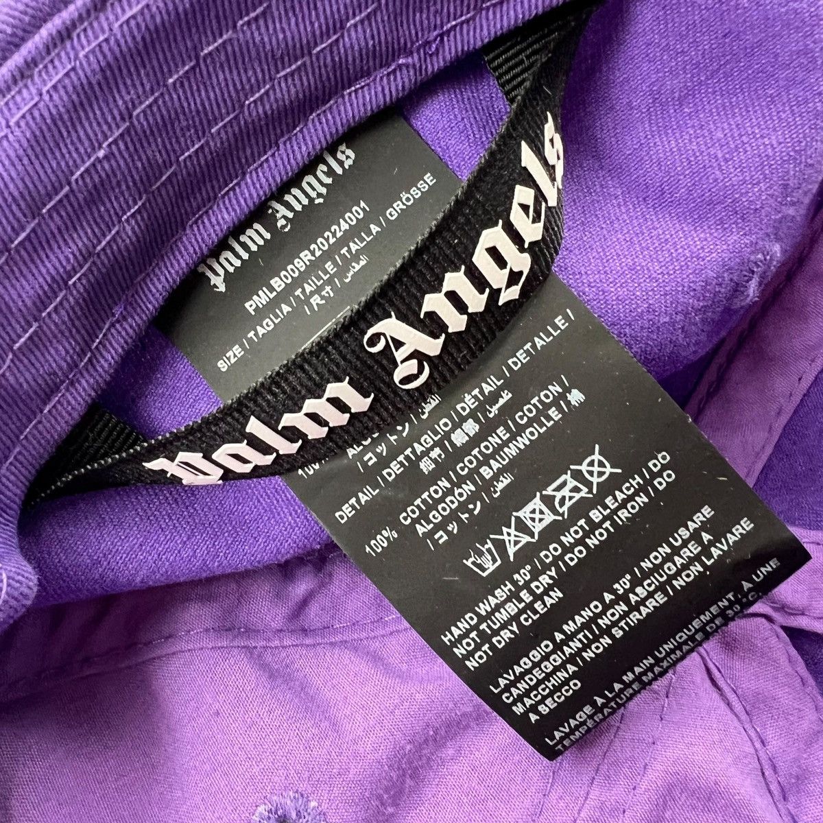 Palm Angels Palm Angels Purple Embroidered Logo Cap Size ONE SIZE - 4 Thumbnail