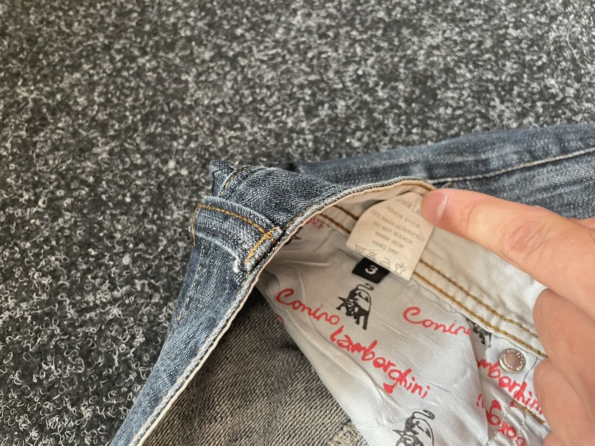 If Six Was Nine × Lamborghini 90s conino LAMBORGHIN jeans denim pants baggy old money Size US 33 - 10 Thumbnail