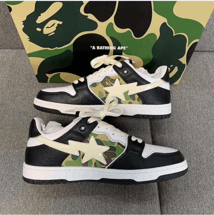 Bape Bape Low-Top Sneakers Size US 8 / EU 41 - 4 Thumbnail
