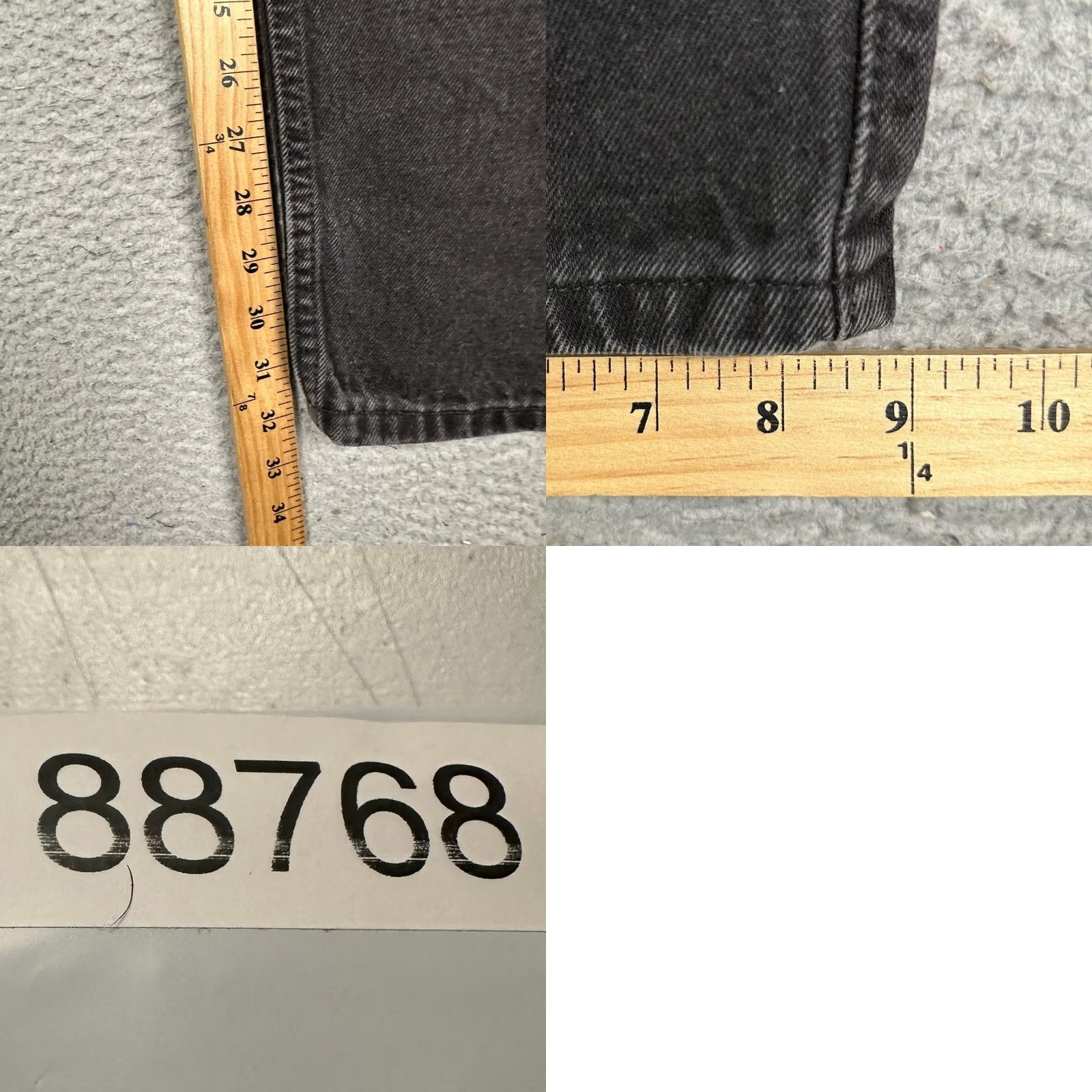 Levi's VINTAGE Levi's 540 Jeans Mens 48X32 Black Relaxed Fit Orange Tab 5 Pockets EUC Size US 32 / EU 48 - 8 Thumbnail
