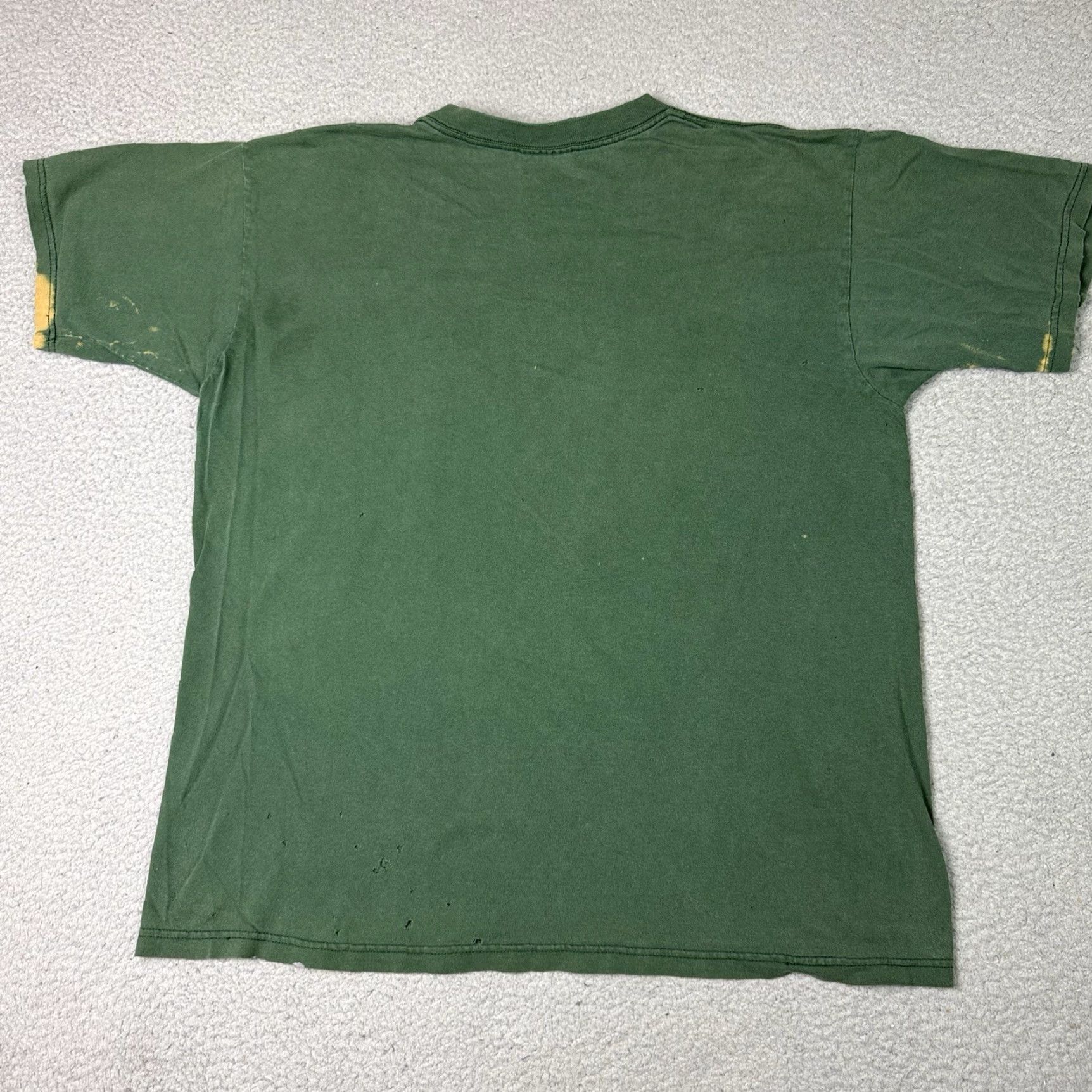 Reebok VINTAGE Reebok T Shirt Adult XL Green Embroidered Distressed 90s Y2K Size US XL / EU 56 / 4 - 4 Thumbnail