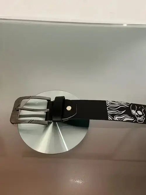 Other Y2K Flame Skull Belt (black) Size ONE SIZE - 2 Thumbnail