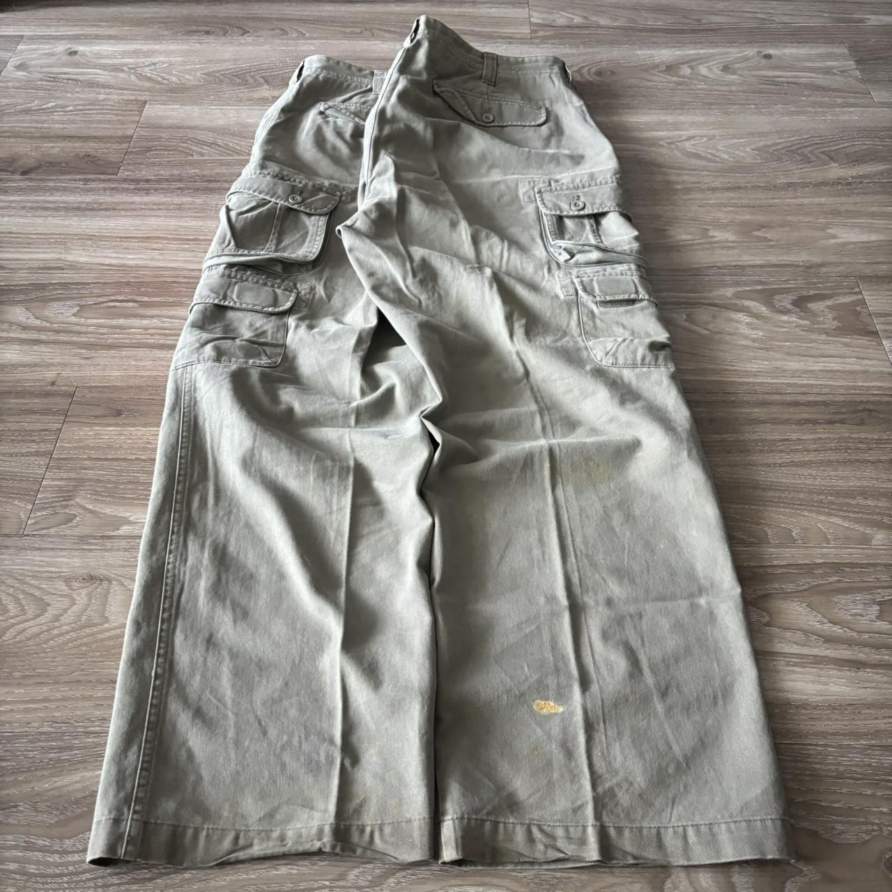 Vintage Crazy Vintage Y2K/2000s Baggy Khaki Streetwear Skater Cargo Pants! 36x30 Size US 36 / EU 52 - 4 Thumbnail