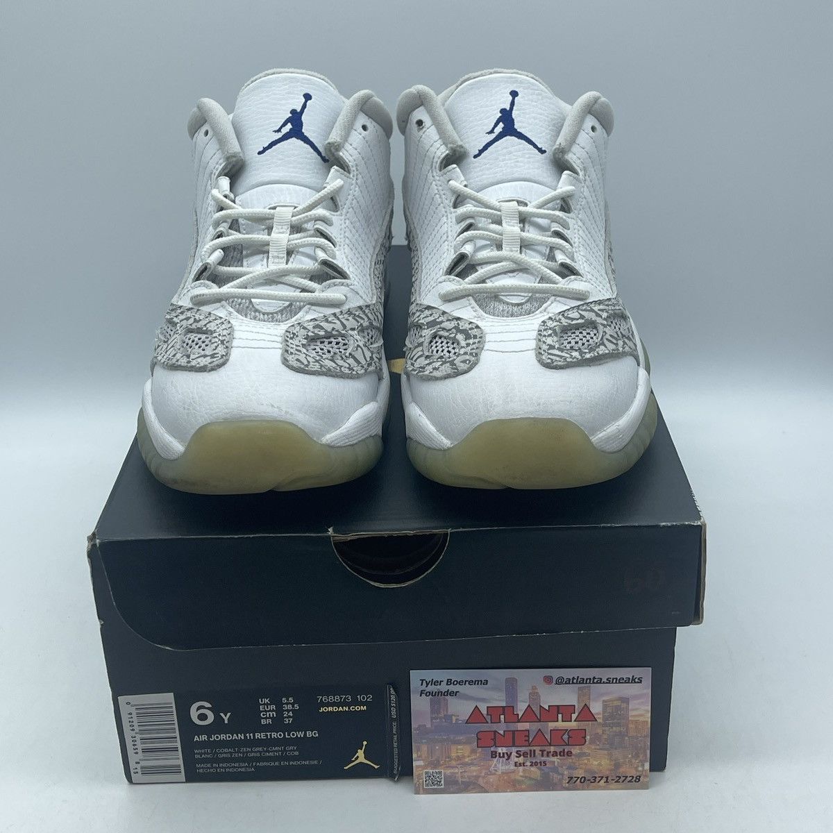 Jordan Brand Air Jordan 11 low cobalt Size US 6 / EU 39 - 2 Thumbnail