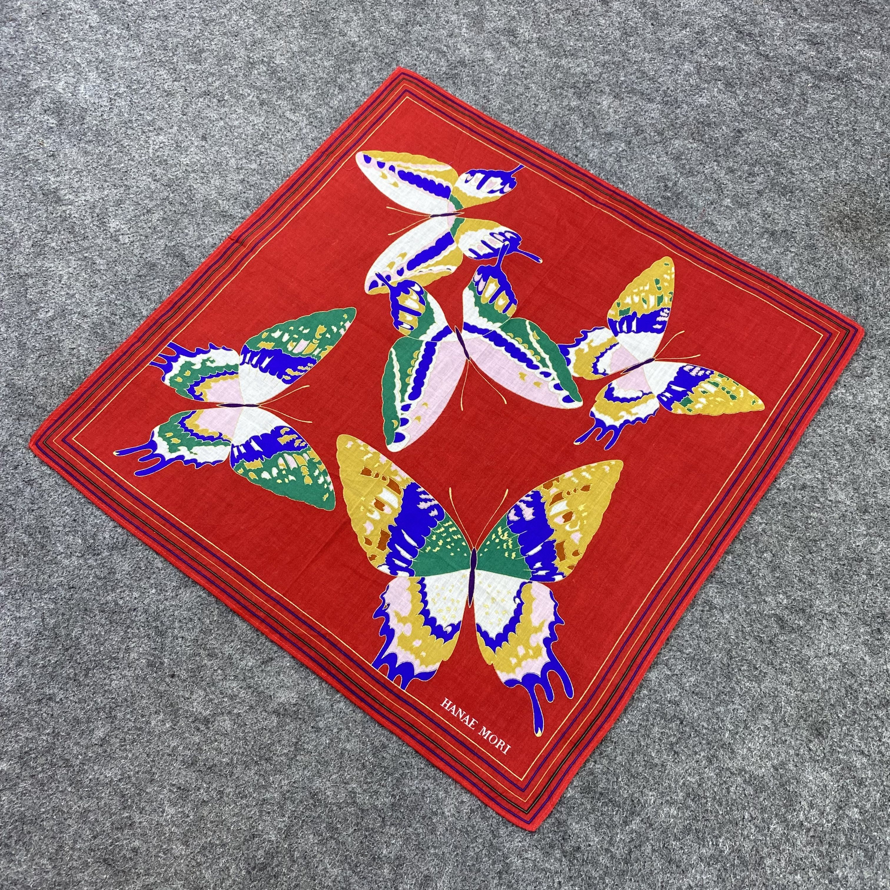 Hanae Mori Hanae Mori Handkerchief / Bandana / Neckerchief-B1348 Size ONE SIZE - 4 Thumbnail