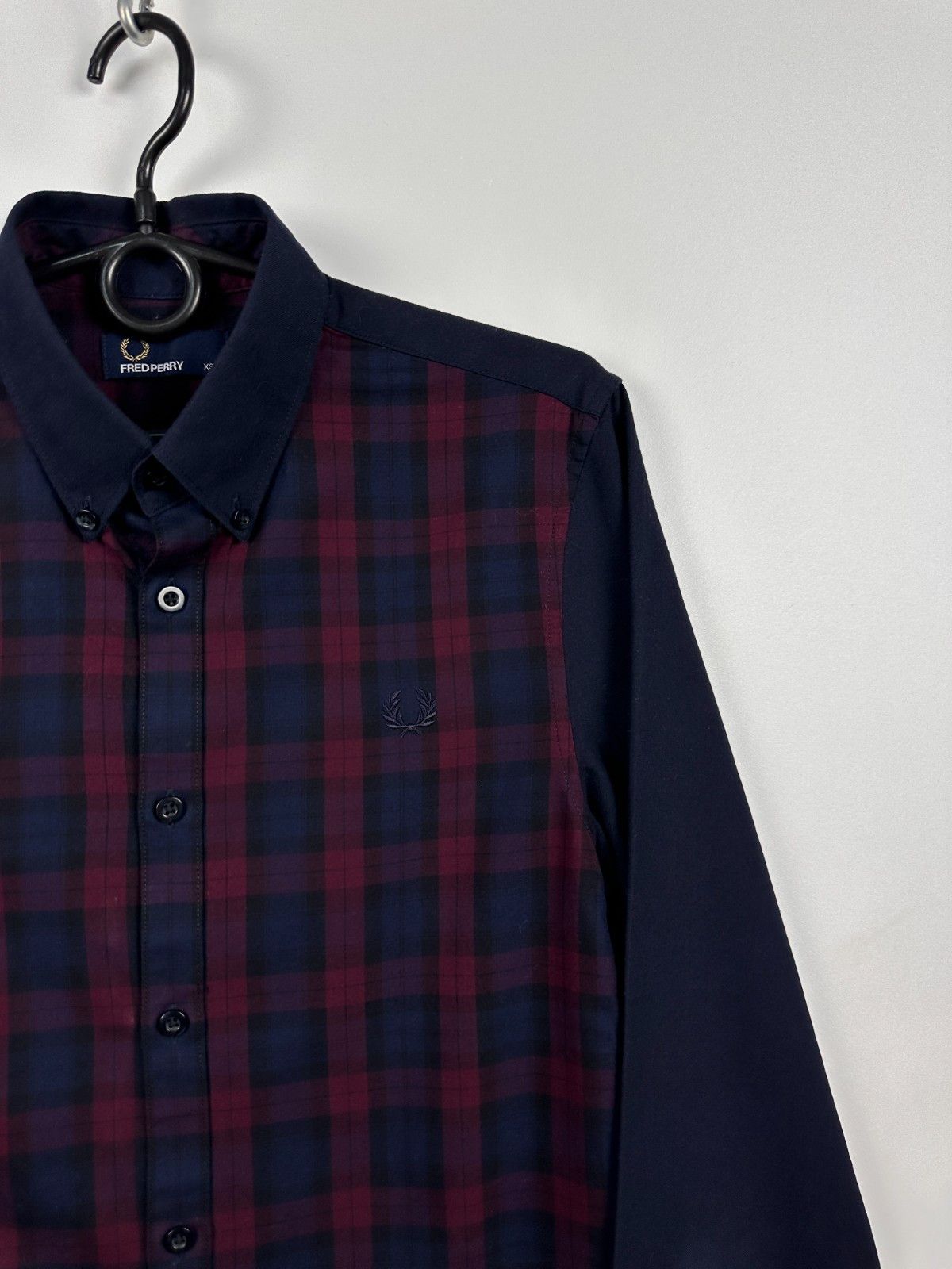 Fred Perry Fred Perry Mens Shirt Button Down Long Sleeve Check Size XS Size US XS / EU 42 / 0 - 2 Thumbnail