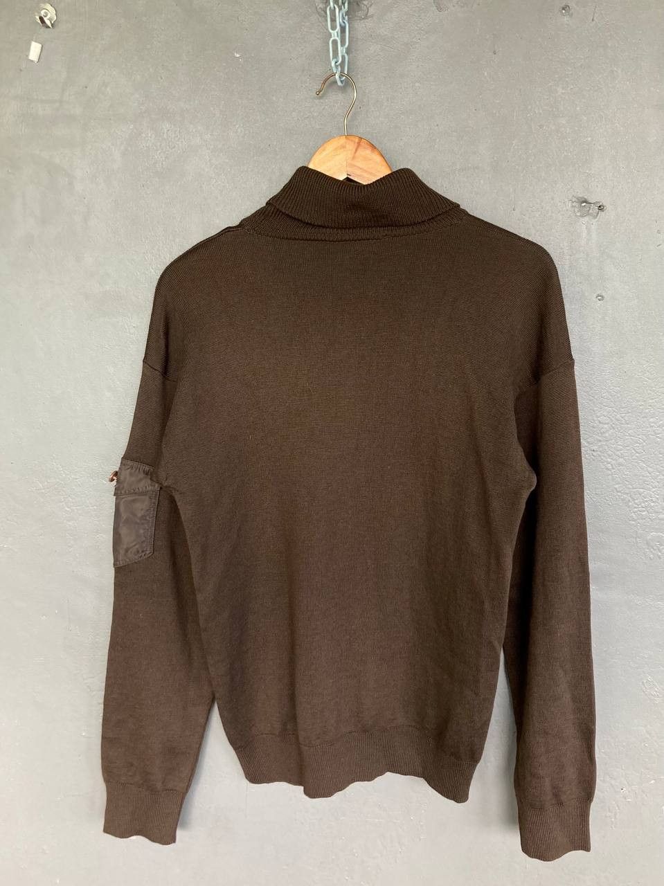 Versace Vintage Versace Istante Turtleneck Wool Sweater Size US L / EU 52-54 / 3 - 2 Thumbnail
