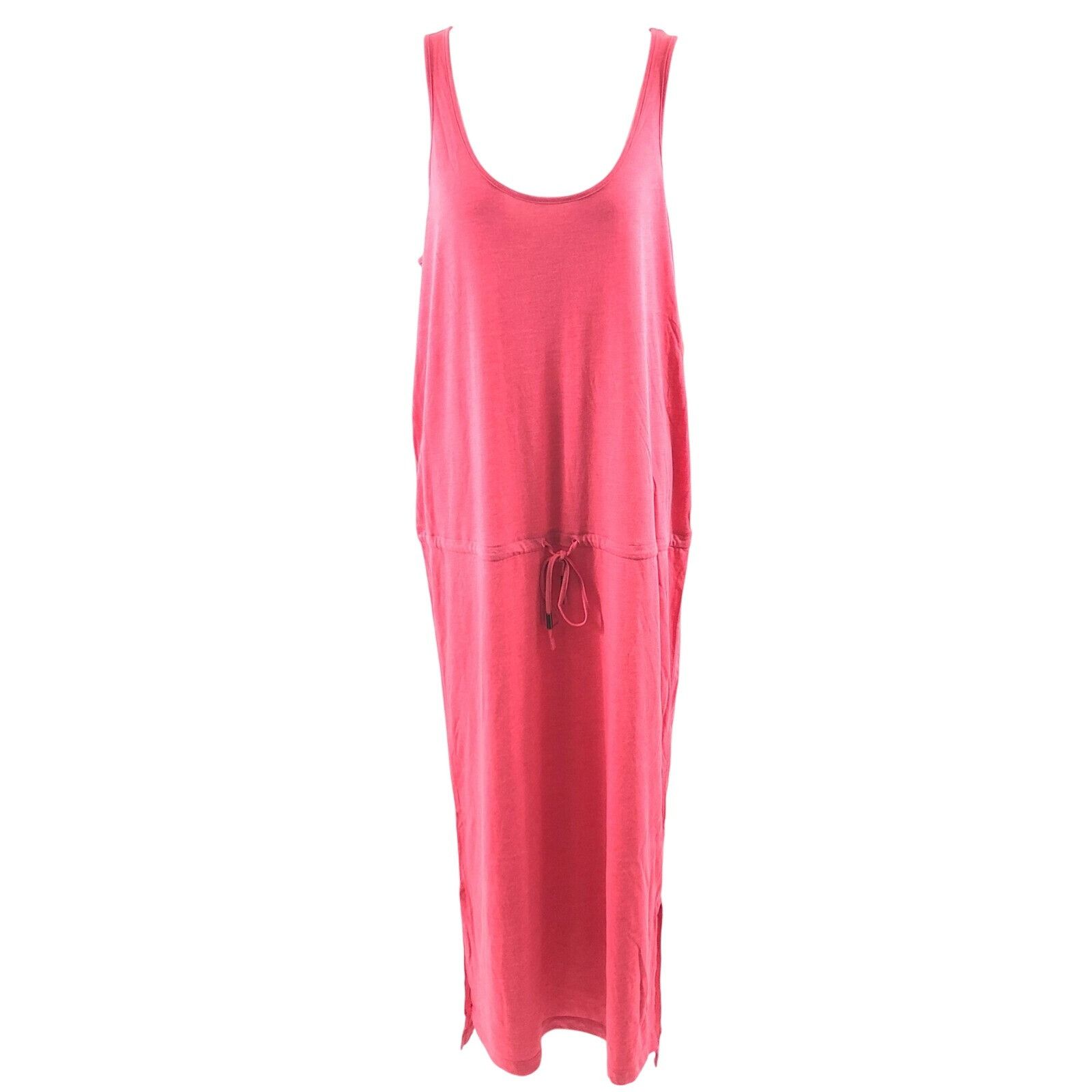 Other Lole Jacey Dress Maxi Drawstring Drop Waist Sleeveless Pink Size L / US 10 / IT 46 - 1 Thumbnail