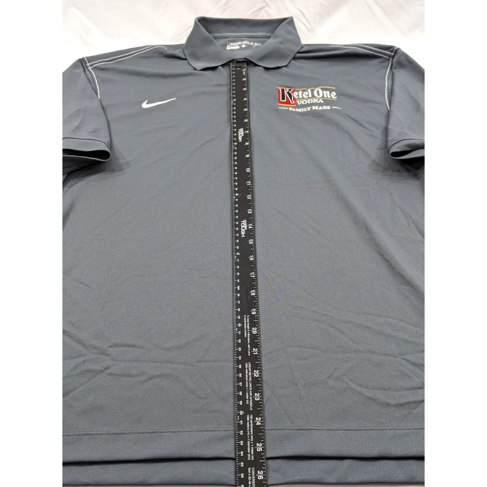 Nike Nike Dri-Fit Golf Polo Shirt Mens L Gray Short Sleeve Collared Button Front Size US L / EU 52-54 / 3 - 5 Thumbnail