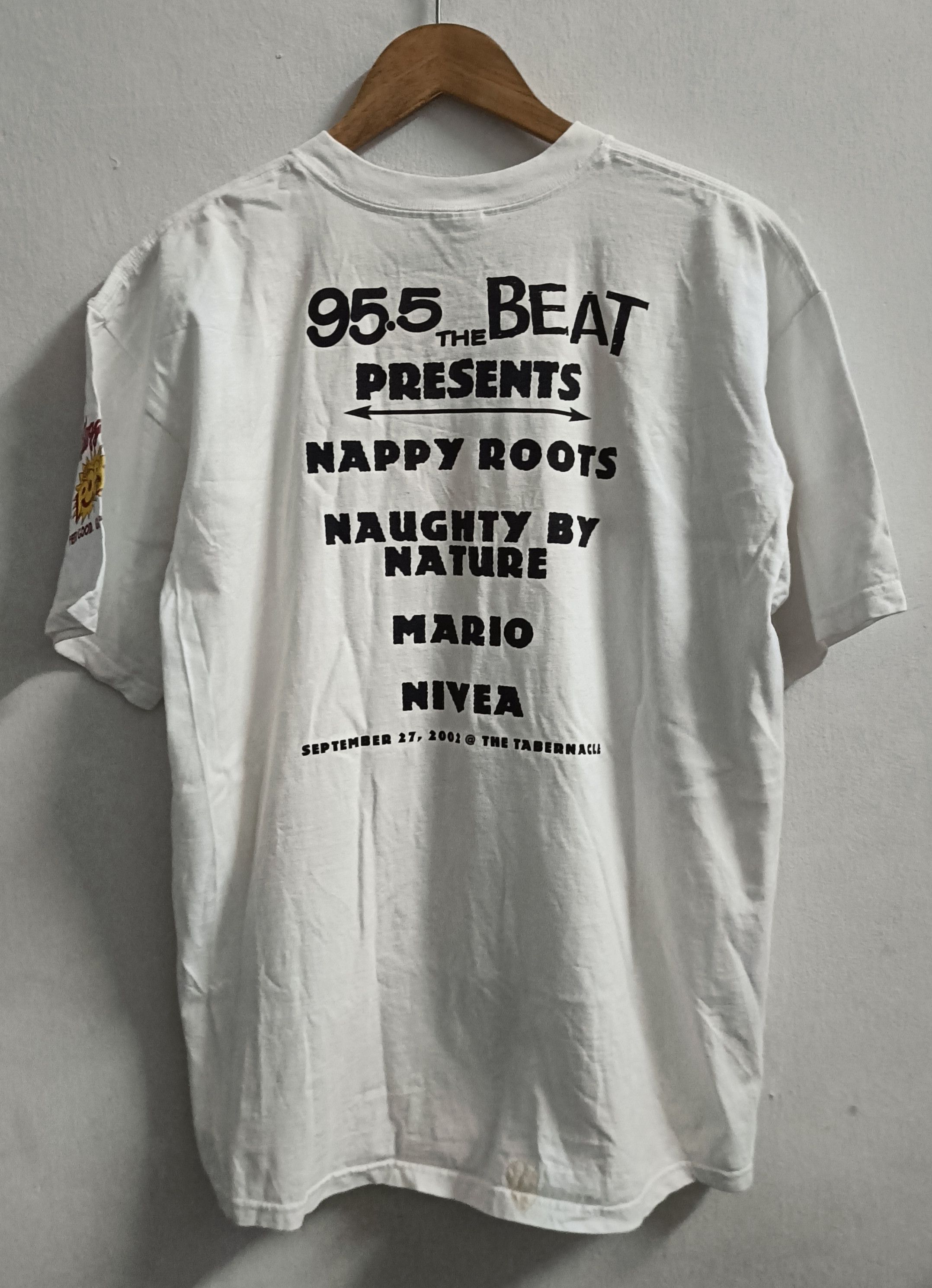 Rap Tees × Vintage 🔥🔥 Vintage Beat Birthday 95.5 Promo Tee Size US L / EU 52-54 / 3 - 1 Thumbnail