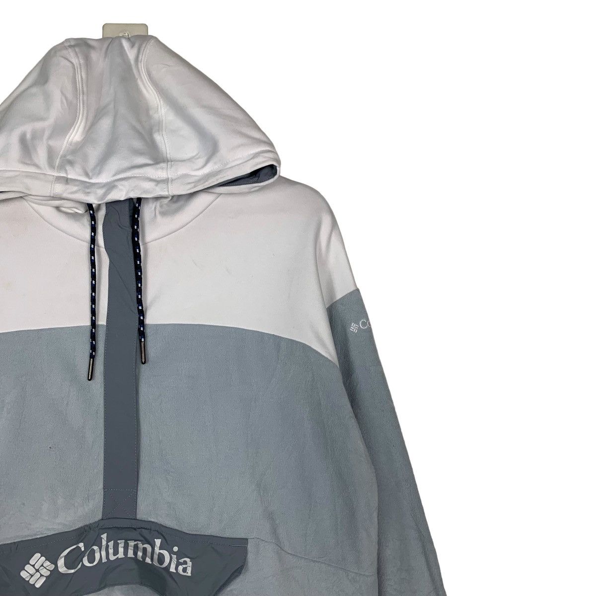 Columbia COLUMBIA Big Logo Half Button Fleece Hoodies #0007-C1 Size US XL / EU 56 / 4 - 7 Thumbnail