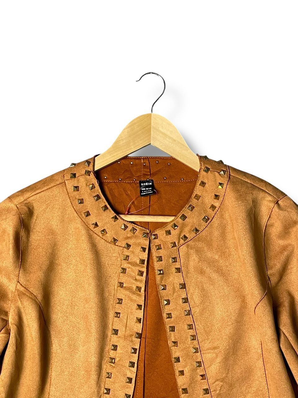 Shein Shein Leather Crop Outerwear (1) Size L / US 10 / IT 46 - 4 Thumbnail