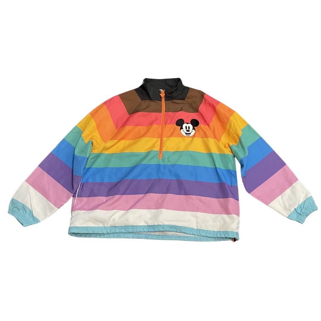 Disney Pride Collection Mickey Mouse 3/4 Zip Pullover Jacket XL NWT Size US XL / EU 56 / 4 - 1 Thumbnail
