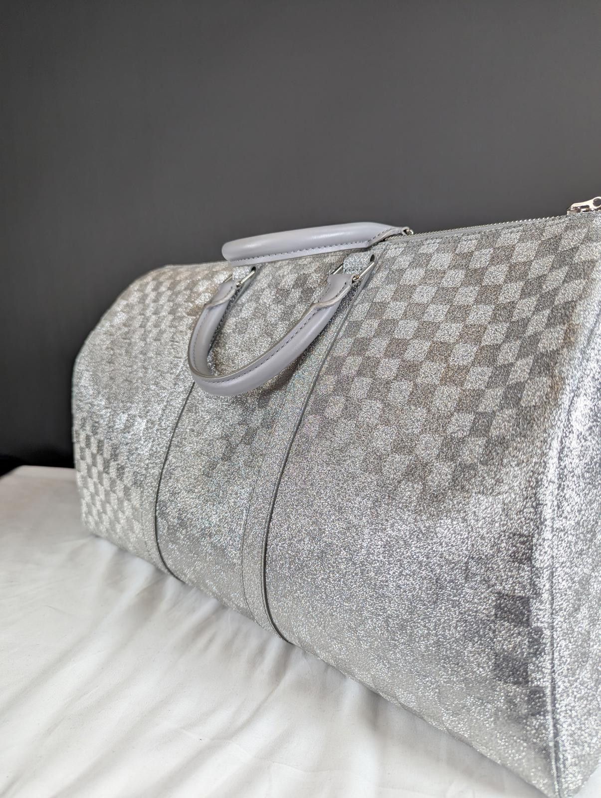 Louis Vuitton LOUIS VUITTON KEEPALL BANDOULIERE 50 - SILVER Size ONE SIZE - 6 Thumbnail