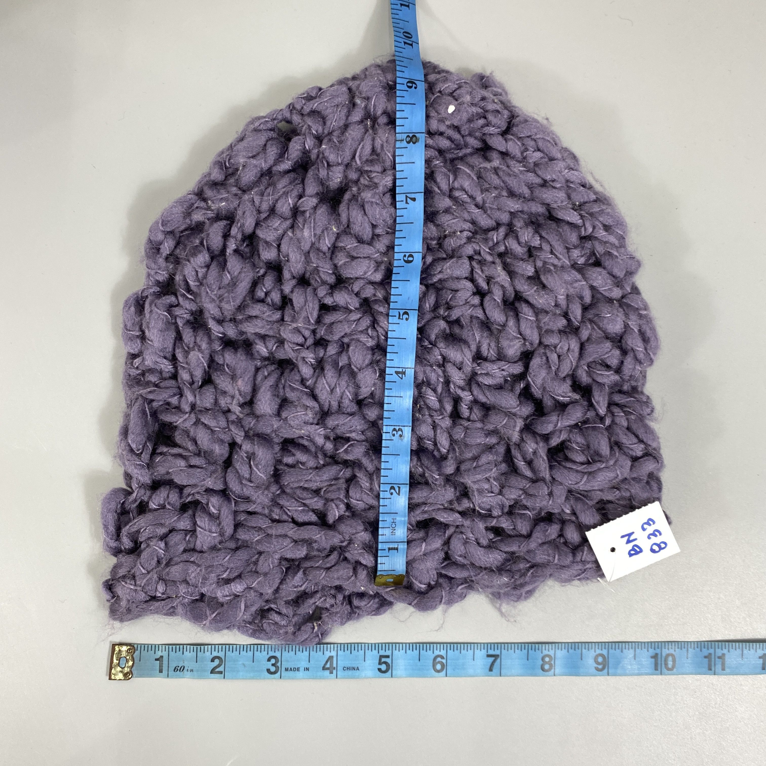 Japanese Brand Handmade Knitted Beanie Hat -BN833 Size ONE SIZE - 5 Thumbnail