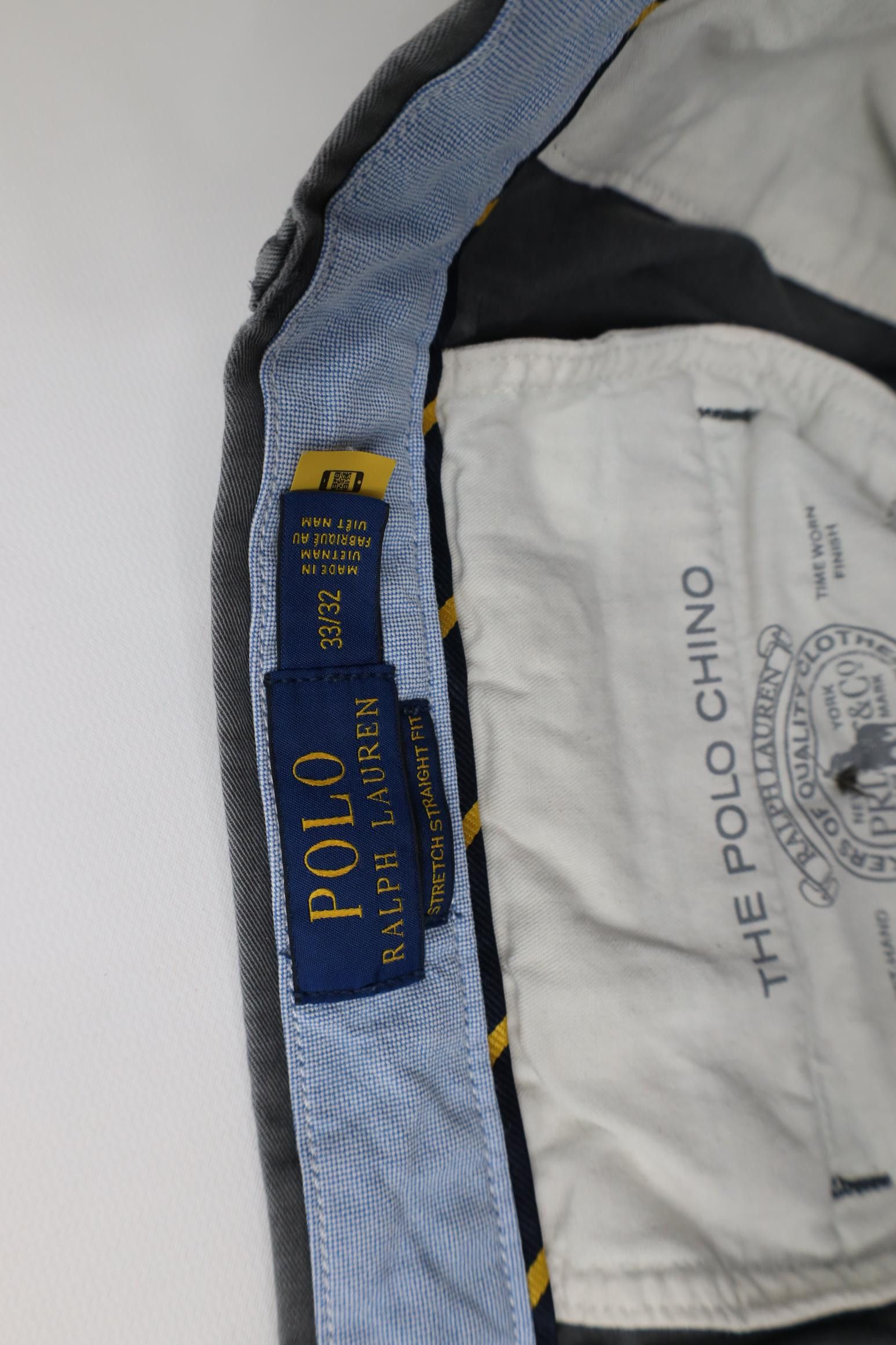 Polo Ralph Lauren Vintage Y2K Ralph Lauren Cotton Twill Chino Pants Gray Size US 33 - 7 Thumbnail